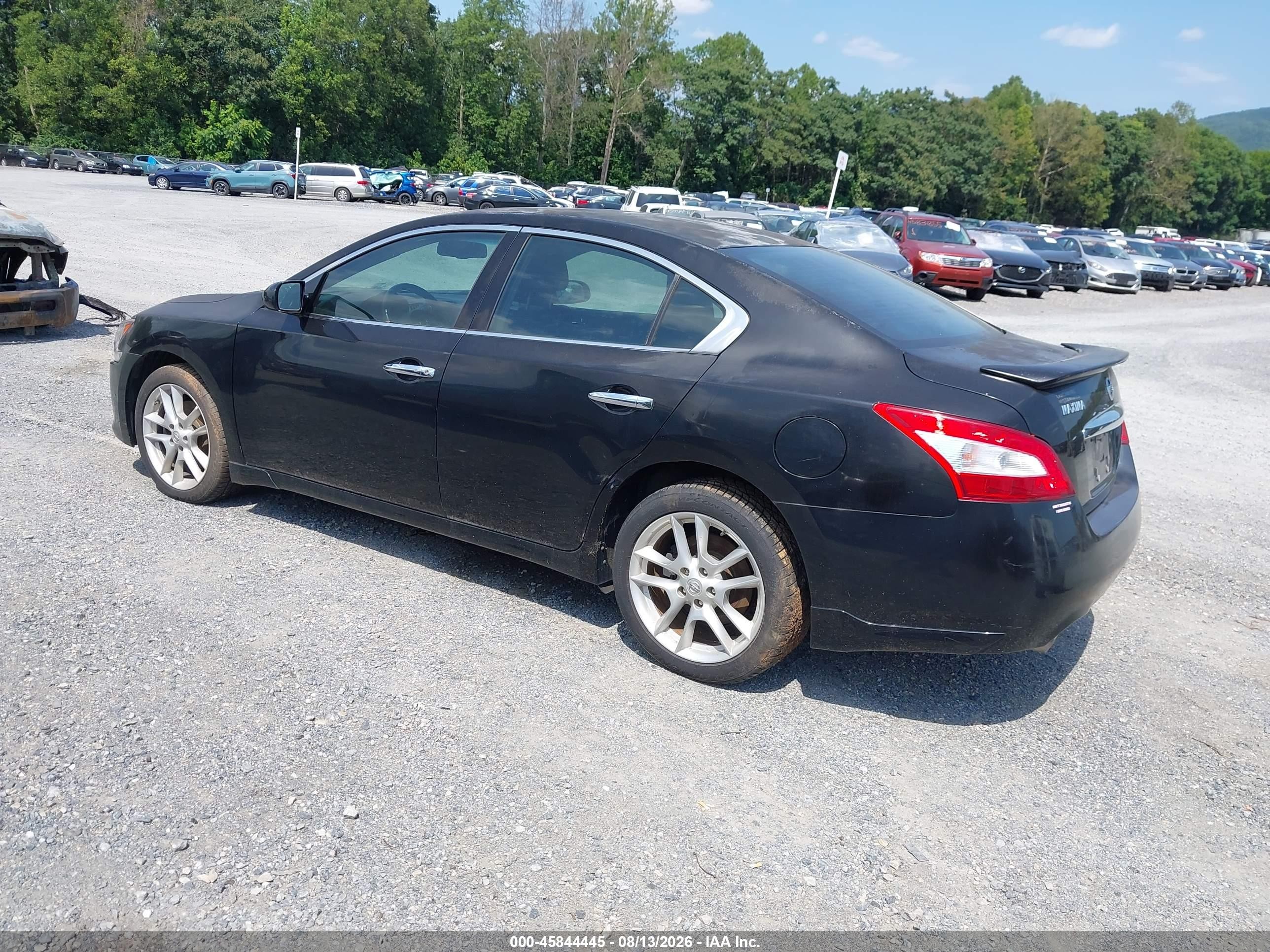 2011 Nissan Maxima 3.5 S Черный vin: 1N4AA5AP8BC853375