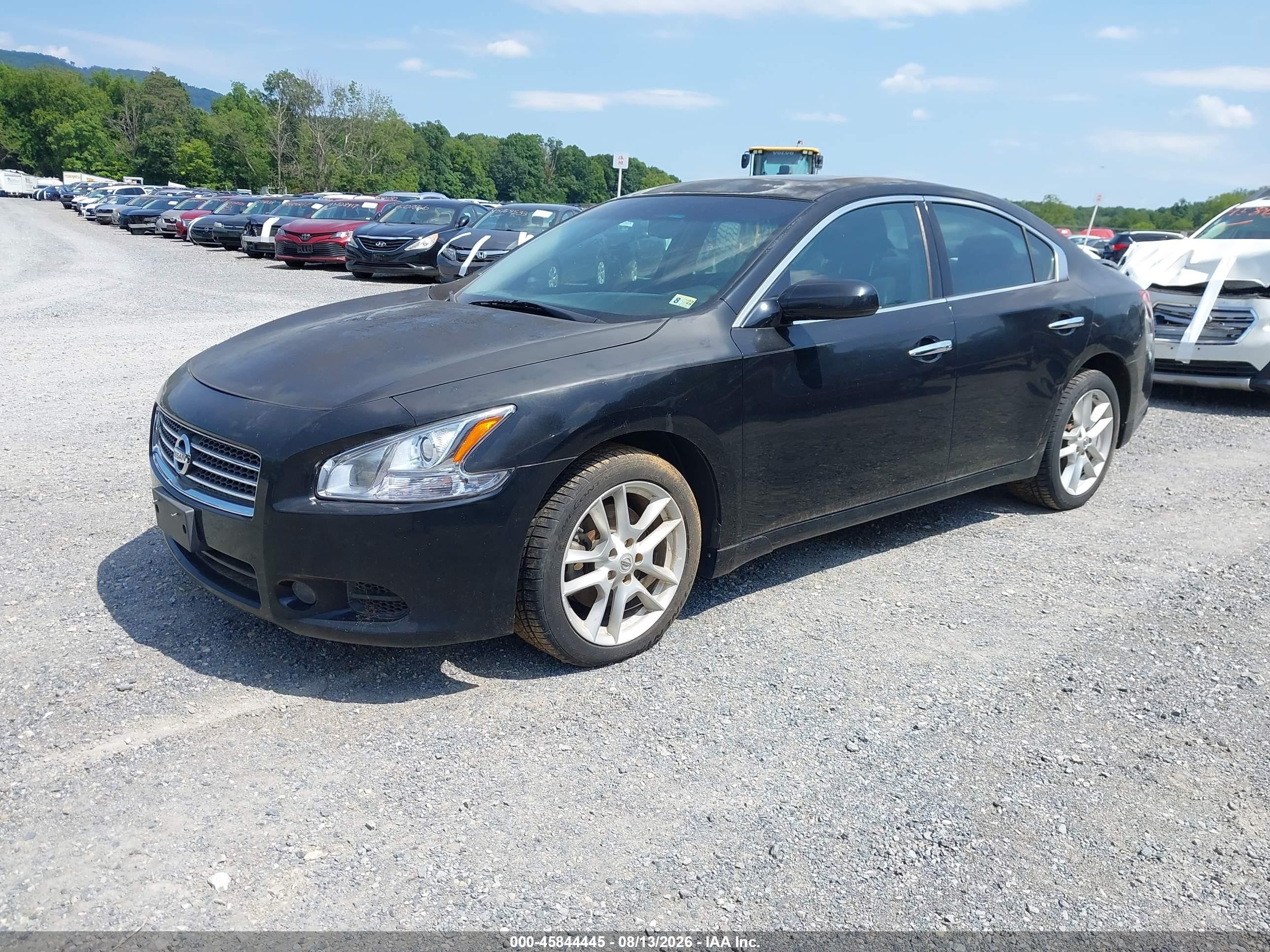 2011 Nissan Maxima 3.5 S Черный vin: 1N4AA5AP8BC853375