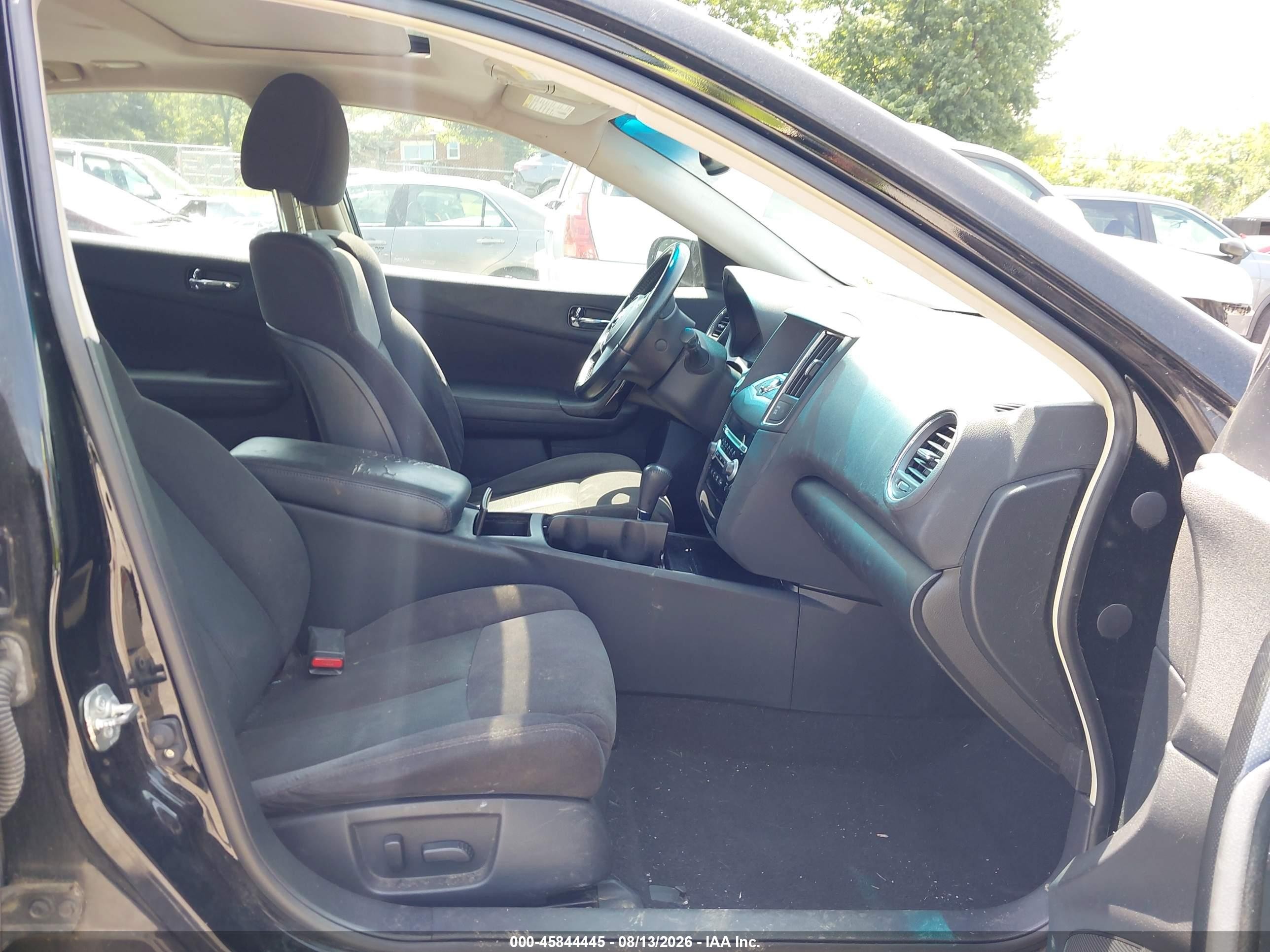 2011 Nissan Maxima 3.5 S Черный vin: 1N4AA5AP8BC853375