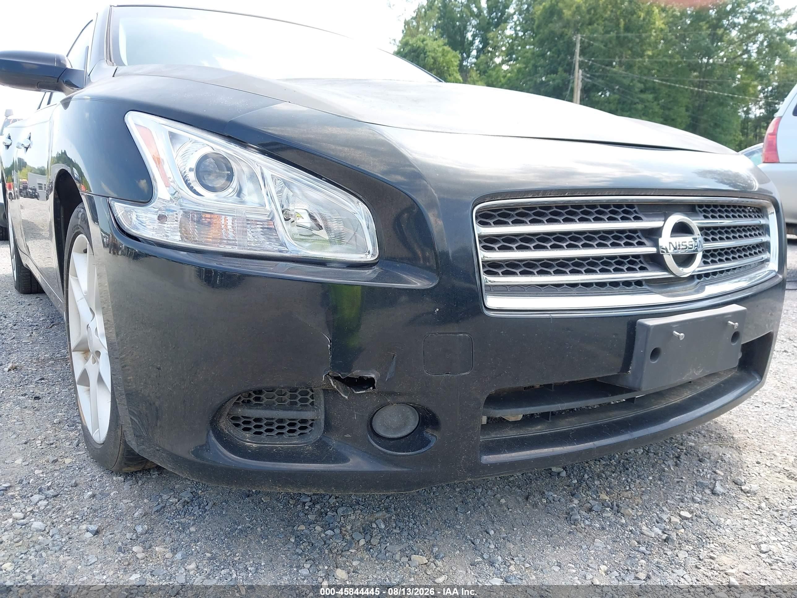 2011 Nissan Maxima 3.5 S Черный vin: 1N4AA5AP8BC853375