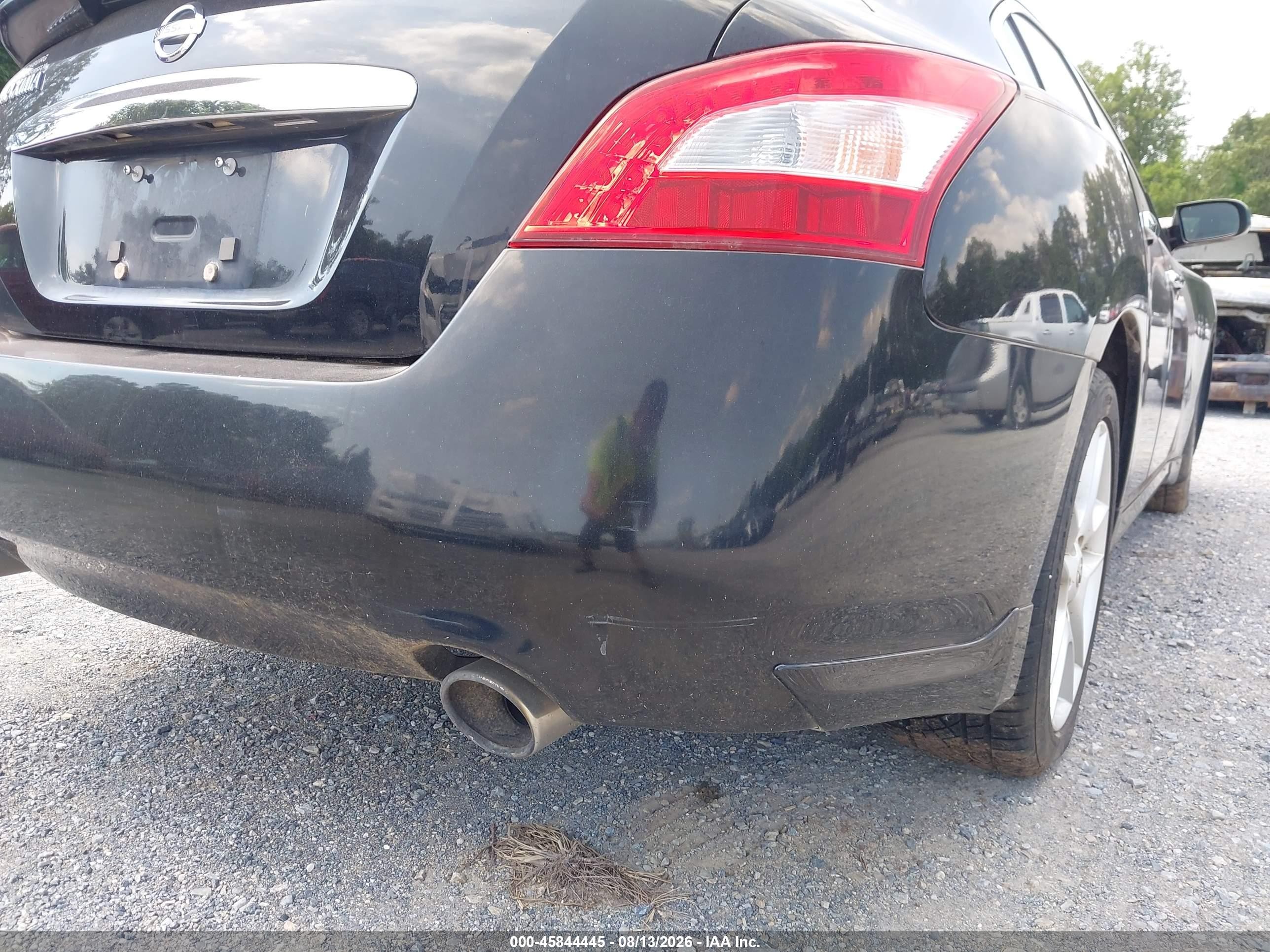 2011 Nissan Maxima 3.5 S Черный vin: 1N4AA5AP8BC853375