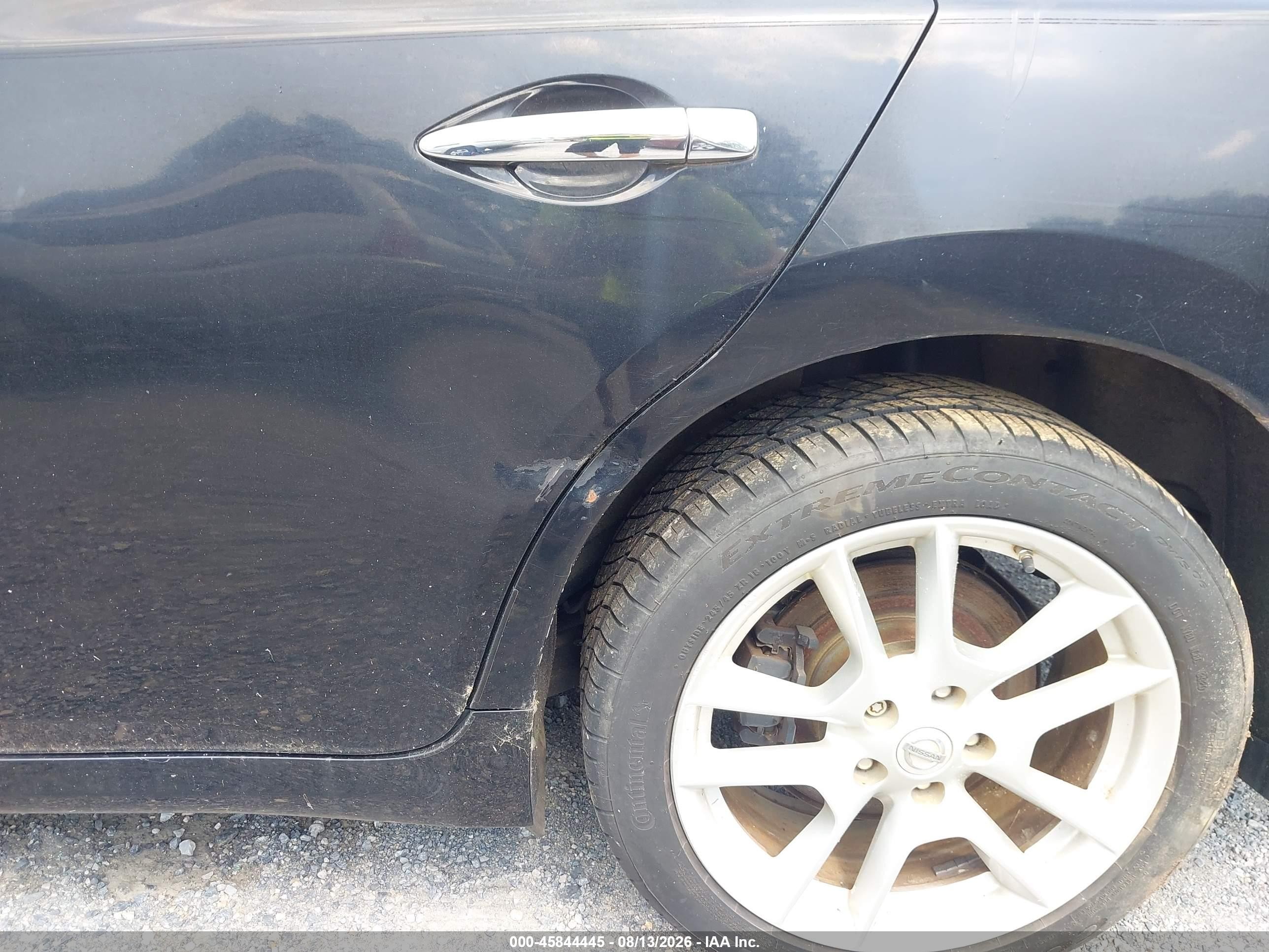 2011 Nissan Maxima 3.5 S Черный vin: 1N4AA5AP8BC853375