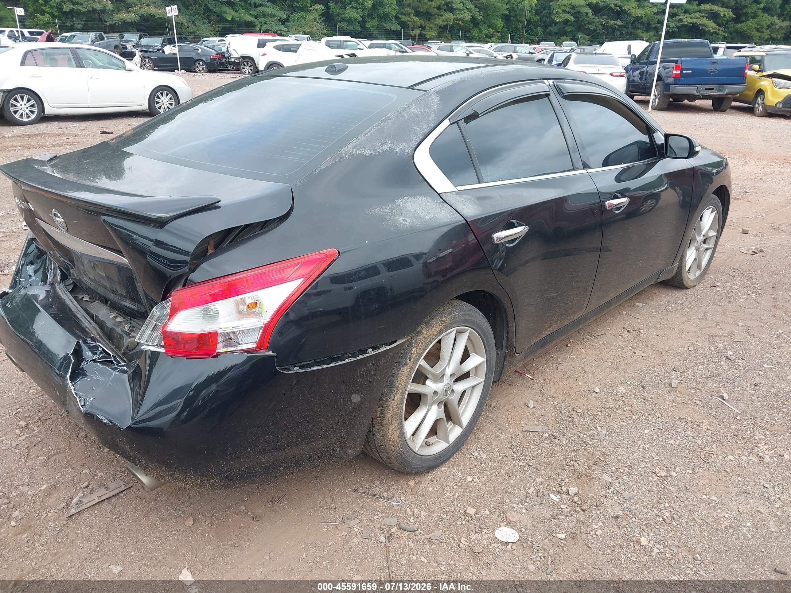 2011 Nissan Maxima 3.5 Sv Black vin: 1N4AA5AP8BC853599