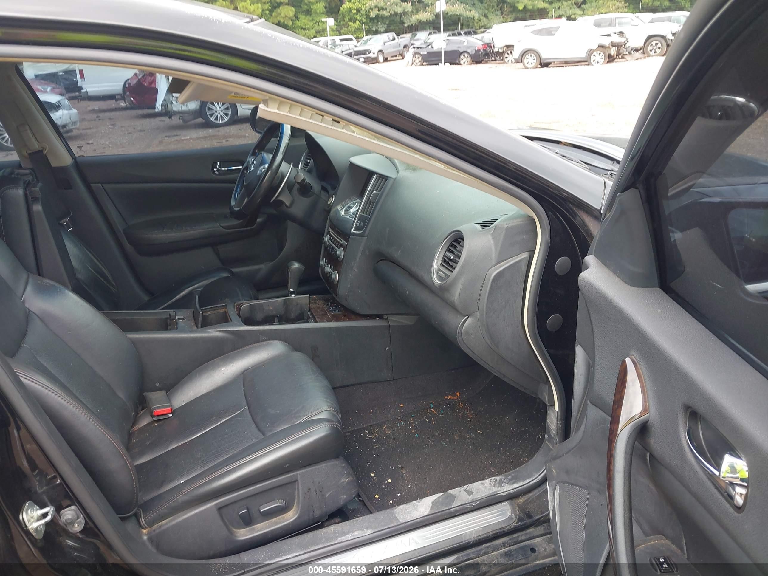 2011 Nissan Maxima 3.5 Sv Black vin: 1N4AA5AP8BC853599