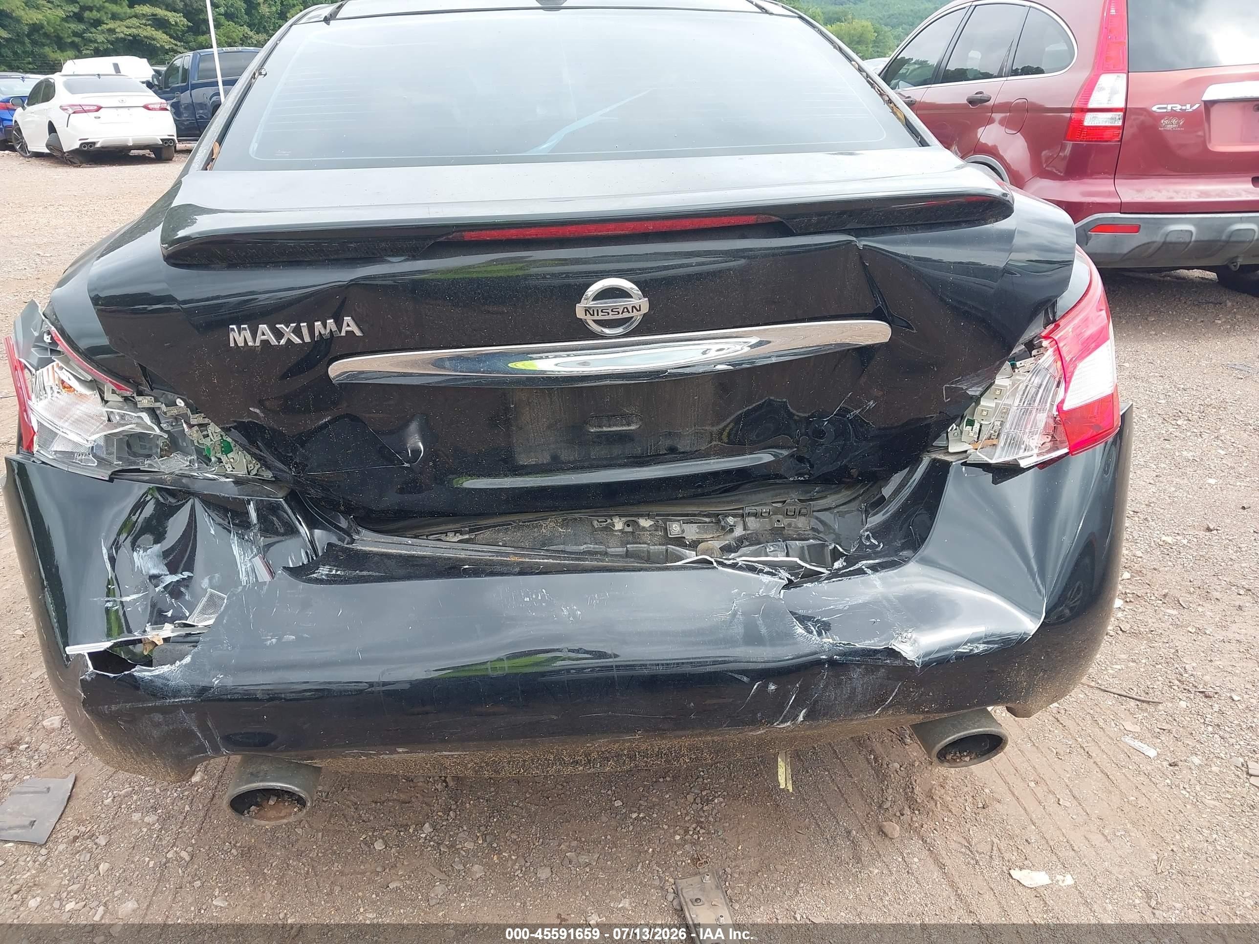 2011 Nissan Maxima 3.5 Sv Black vin: 1N4AA5AP8BC853599