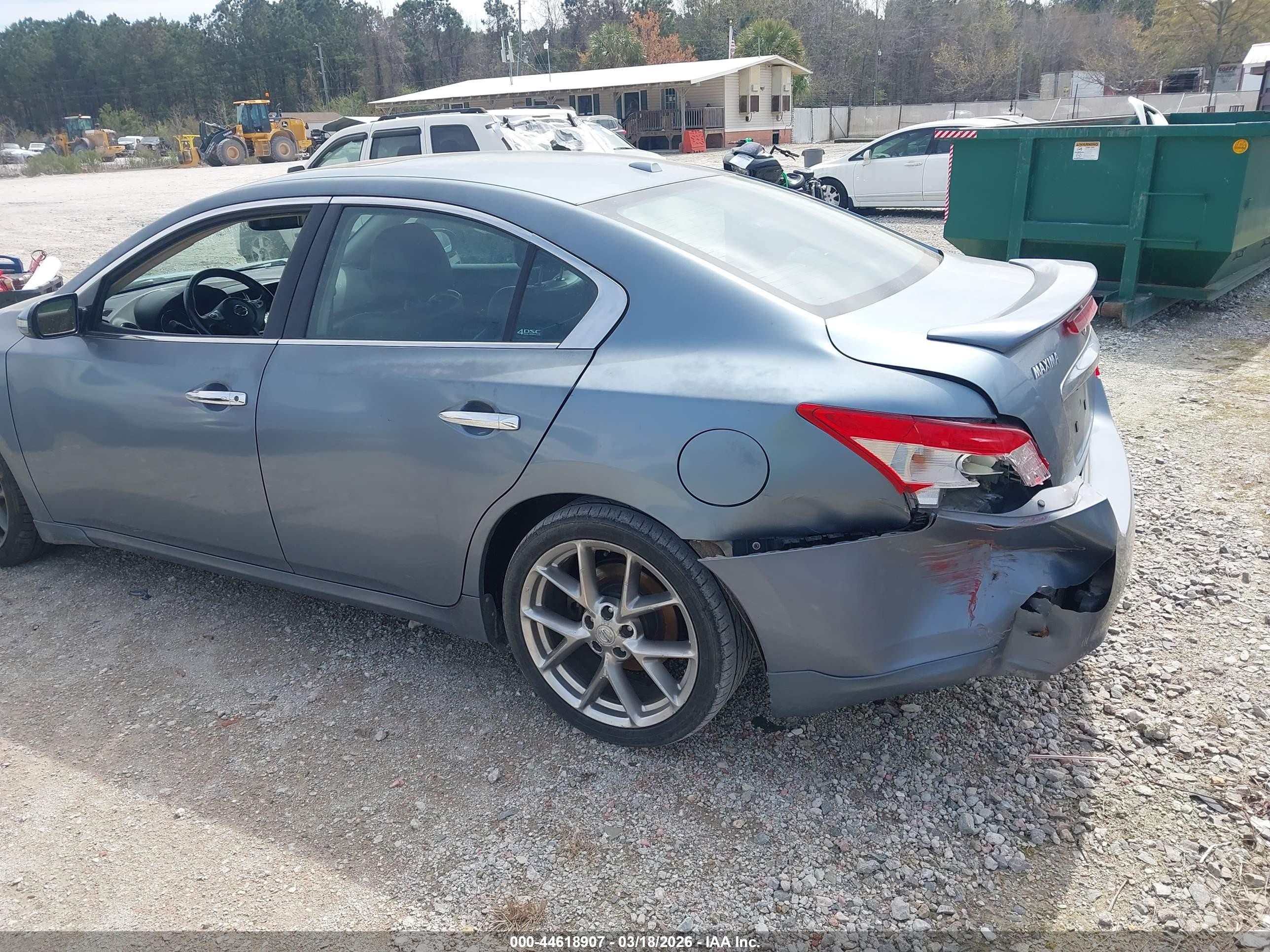 2011 Nissan Maxima 3.5 Sv Blue vin: 1N4AA5AP8BC856857