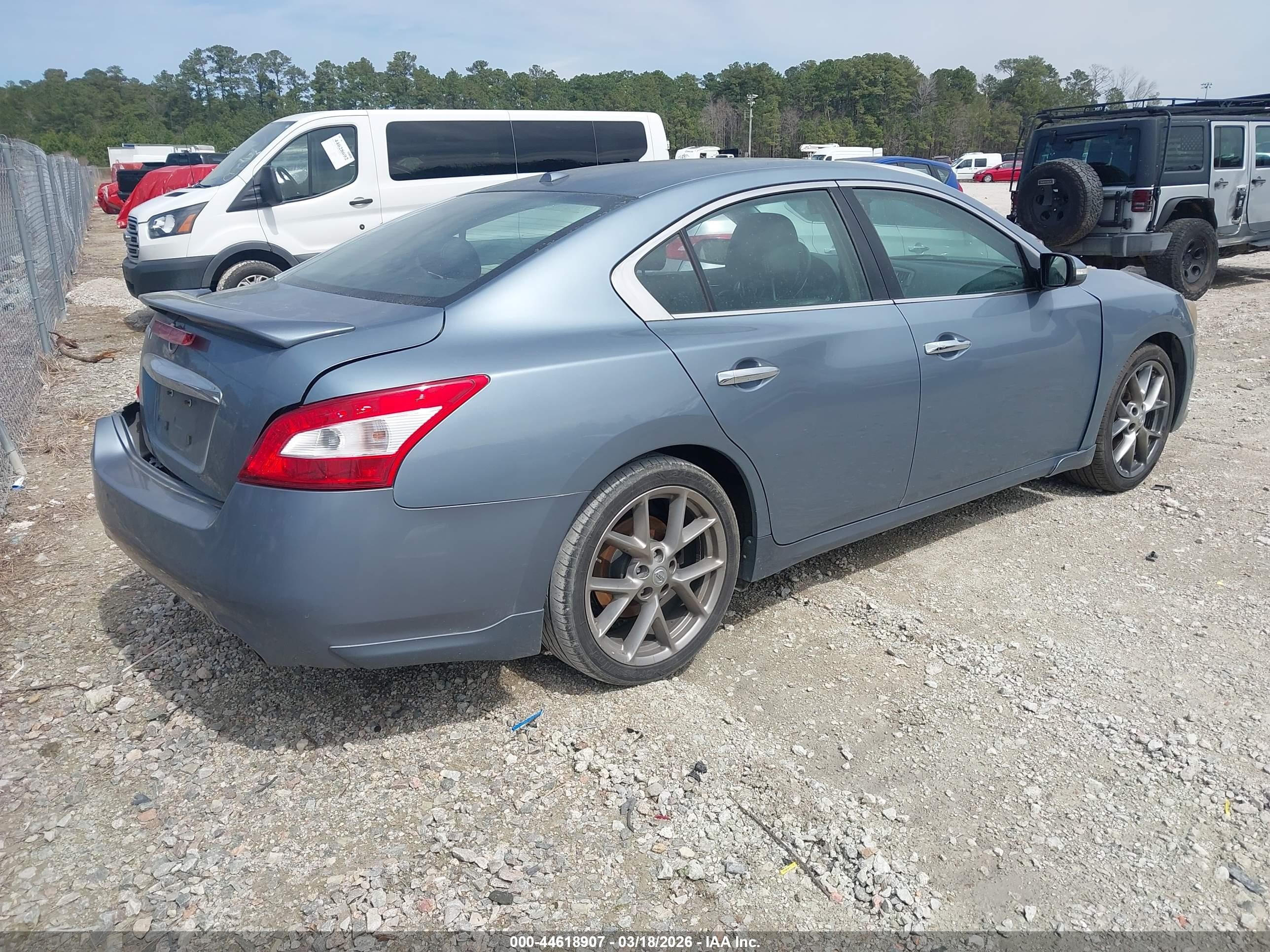 2011 Nissan Maxima 3.5 Sv Blue vin: 1N4AA5AP8BC856857