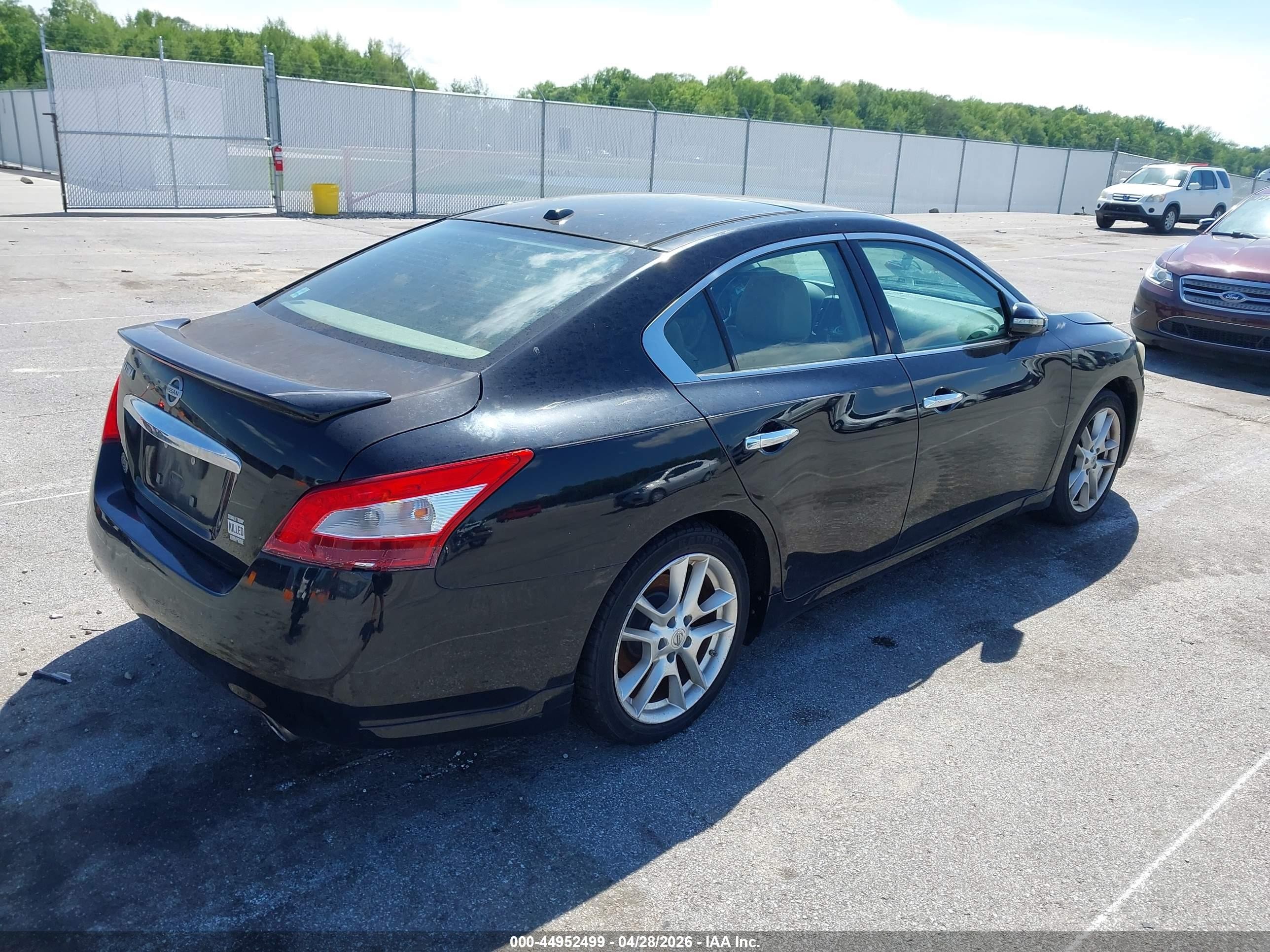 2011 Nissan Maxima 3.5 Sv Black vin: 1N4AA5AP8BC862450