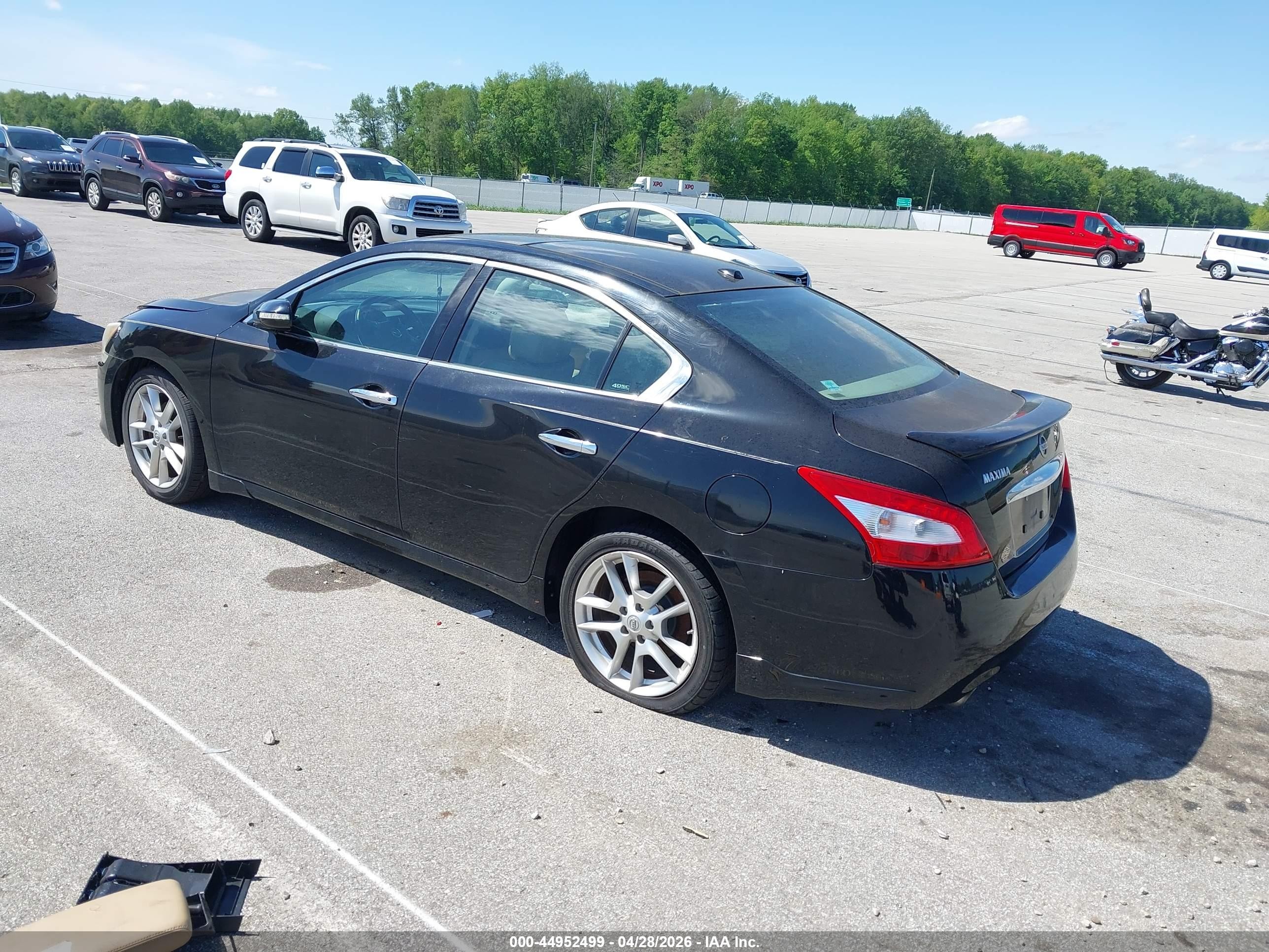 2011 Nissan Maxima 3.5 Sv Black vin: 1N4AA5AP8BC862450