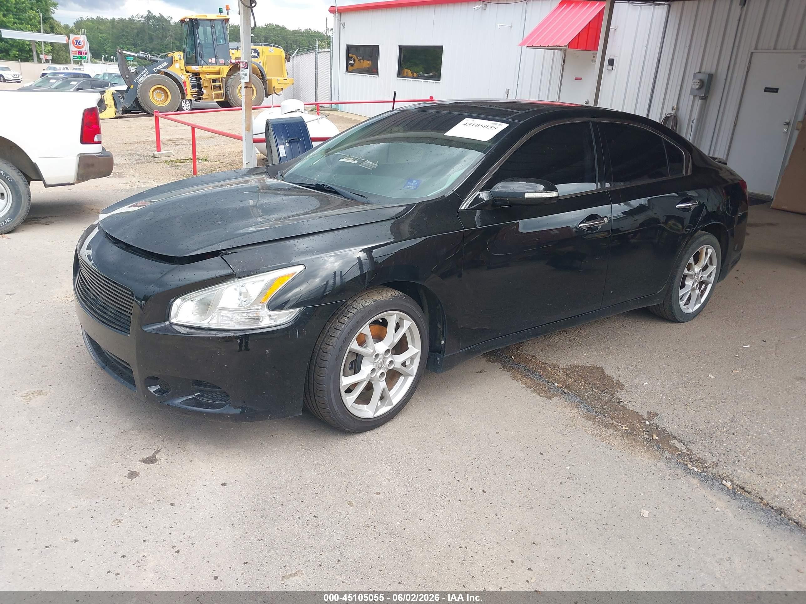 2011 Nissan Maxima 3.5 Sv Black vin: 1N4AA5AP8BC865848