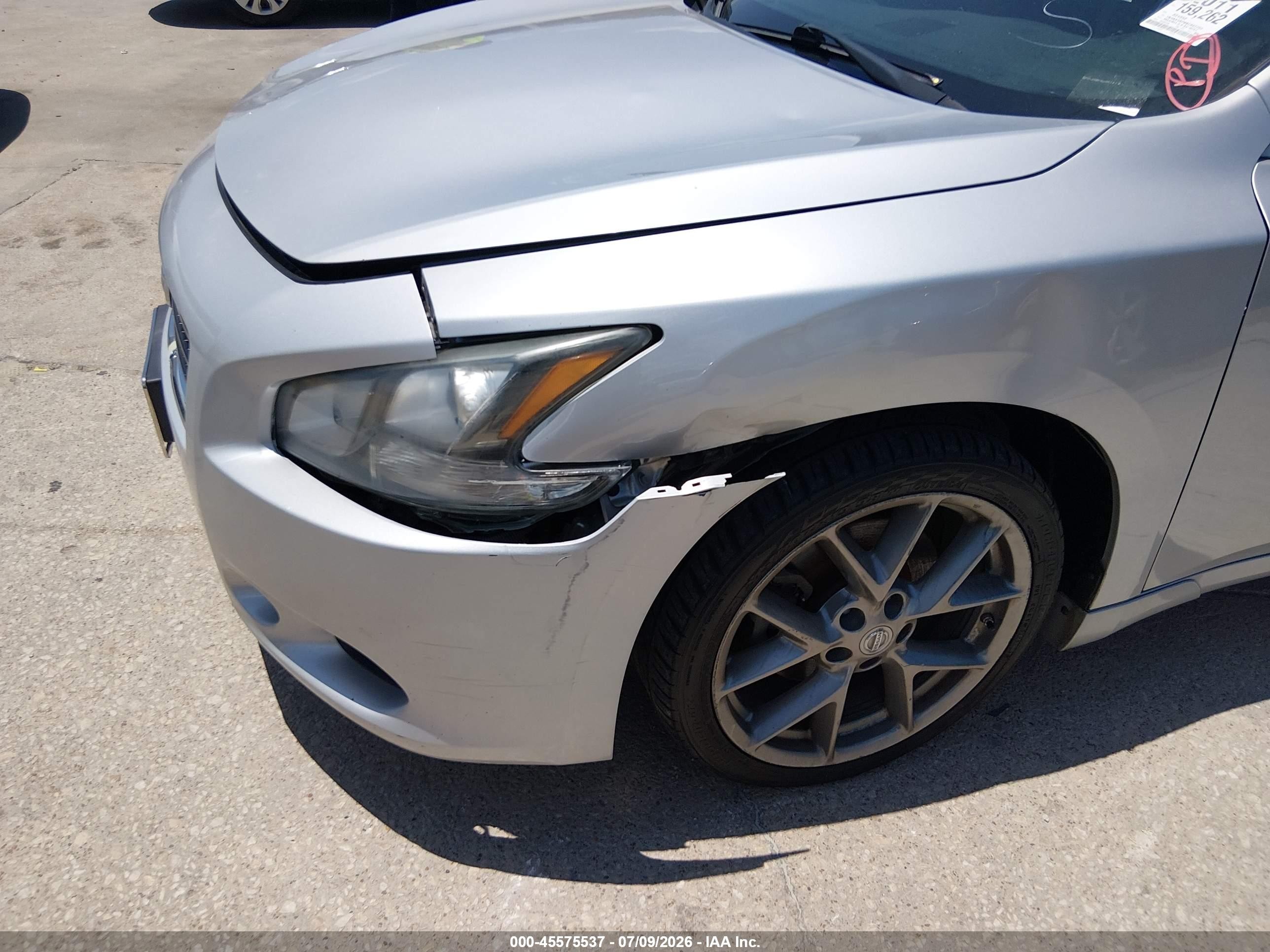 2011 Nissan Maxima 3.5 Sv Silver vin: 1N4AA5AP8BC867762