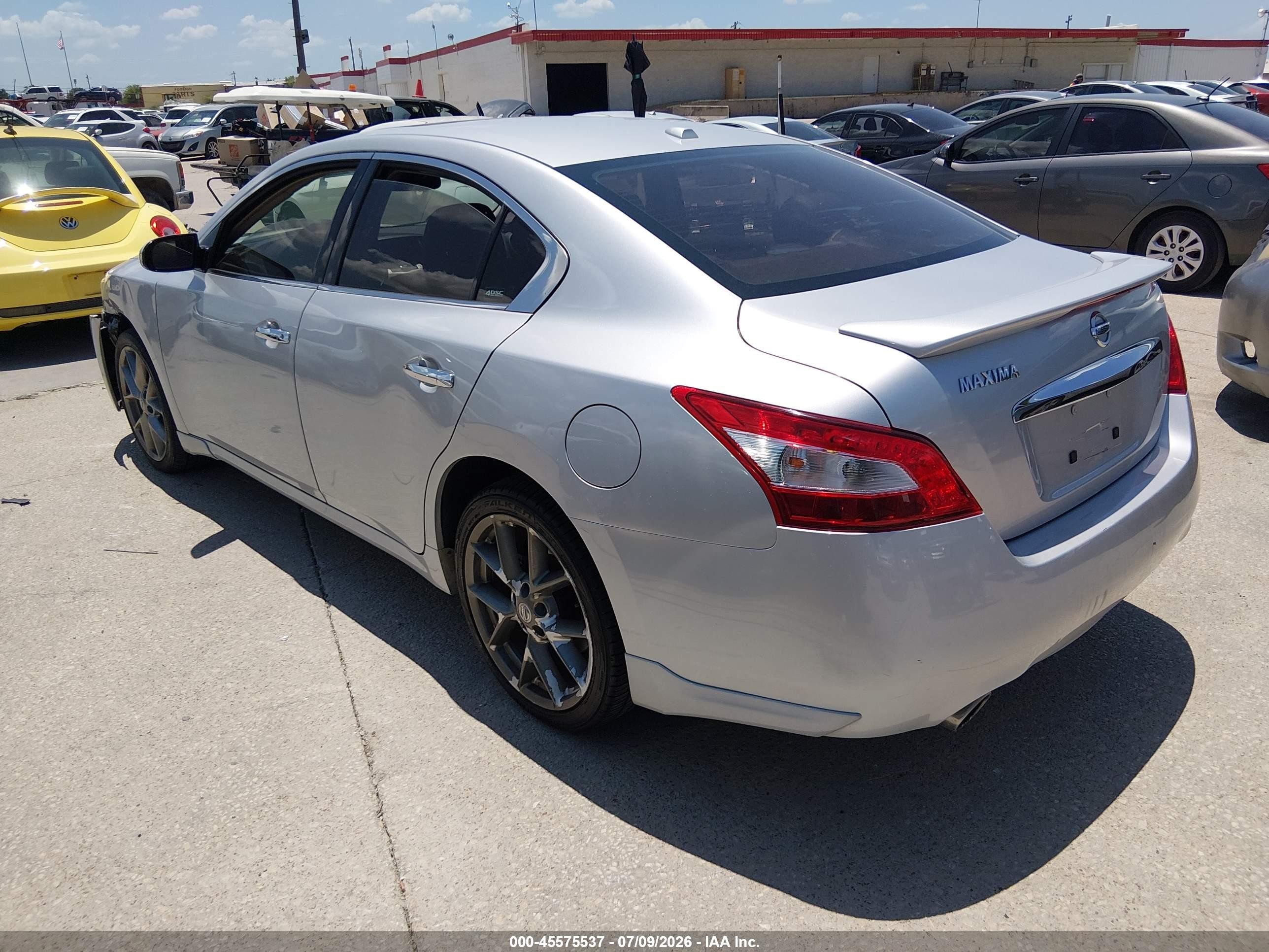 2011 Nissan Maxima 3.5 Sv Silver vin: 1N4AA5AP8BC867762