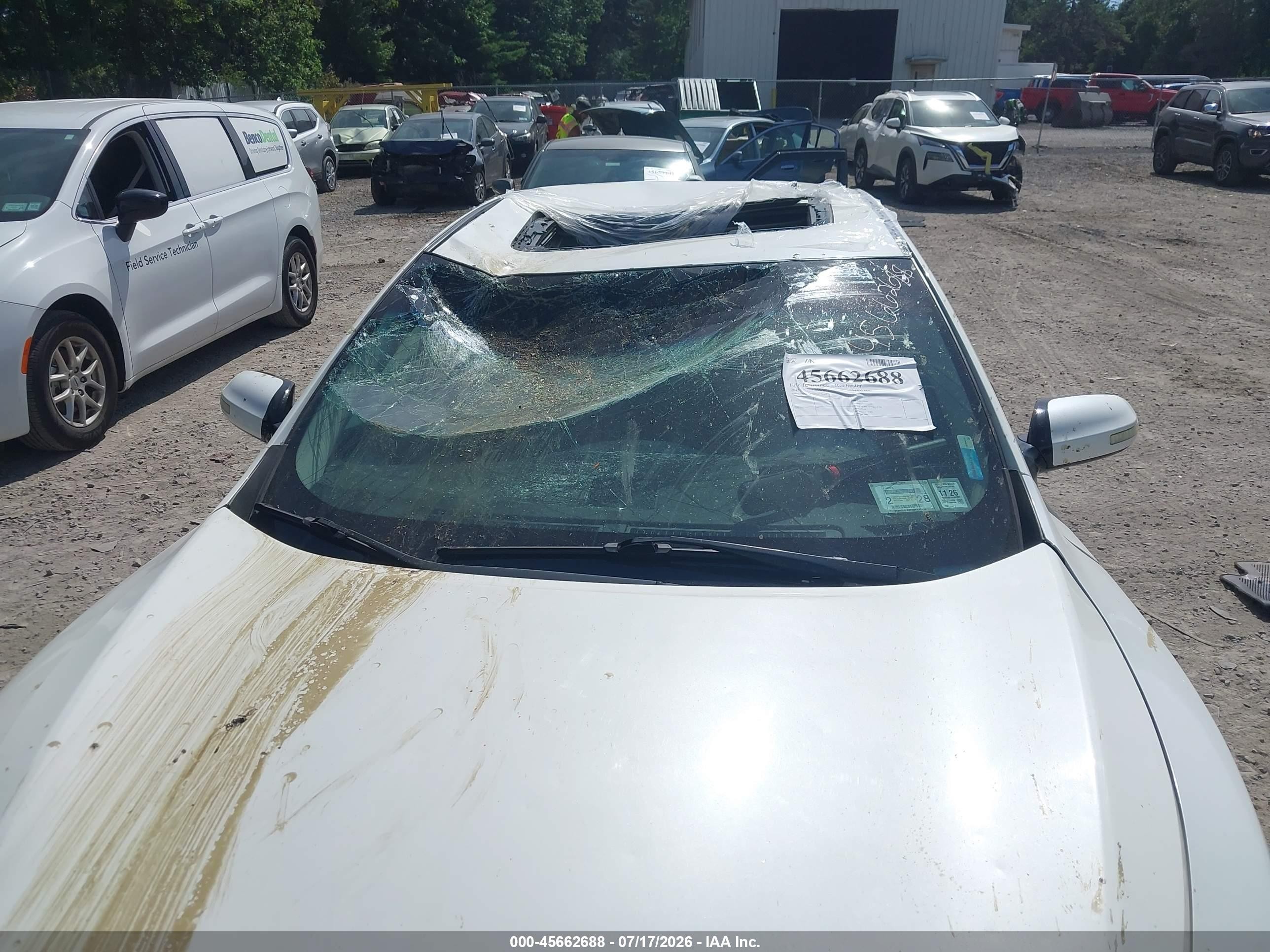 2011 Nissan Maxima 3.5 Sv White vin: 1N4AA5AP8BC867891