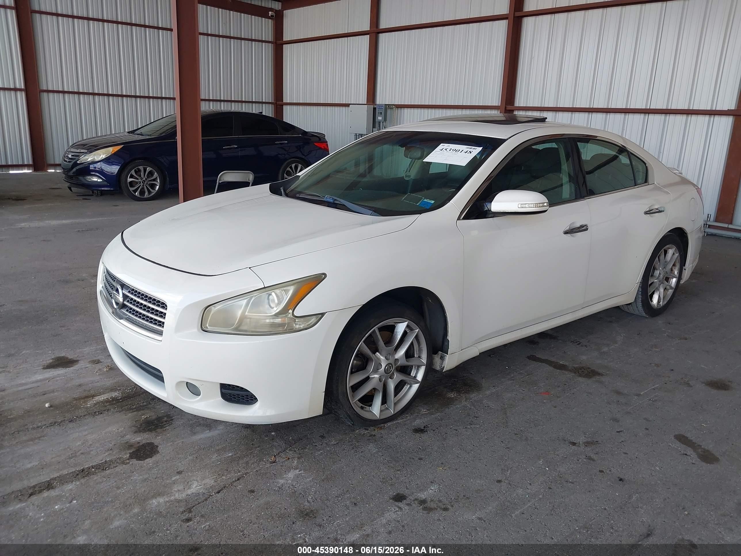2011 Nissan Maxima 3.5 Sv White vin: 1N4AA5AP8BC867907
