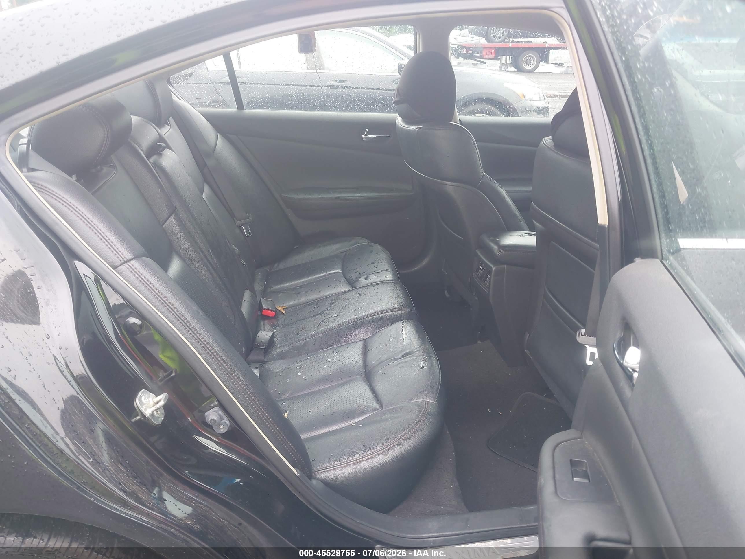2012 Nissan Maxima 3.5 Sv Black vin: 1N4AA5AP8CC806395