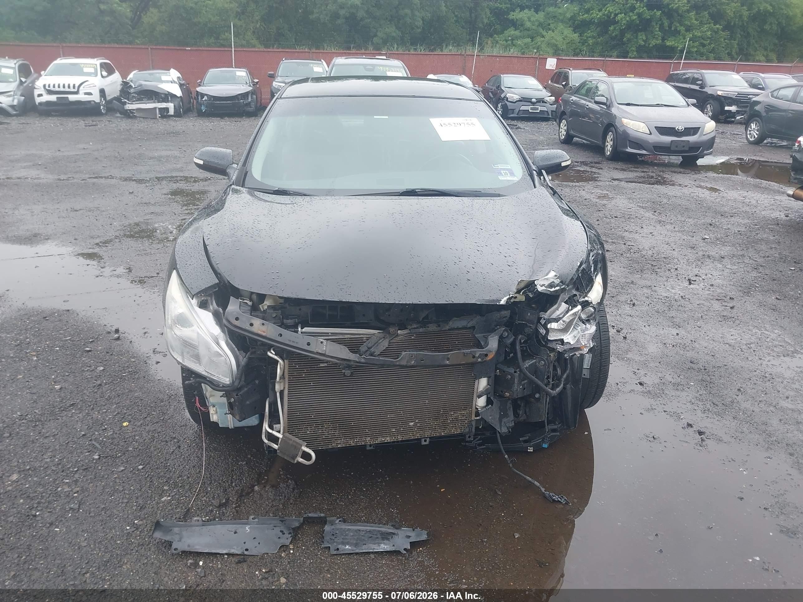 2012 Nissan Maxima 3.5 Sv Black vin: 1N4AA5AP8CC806395