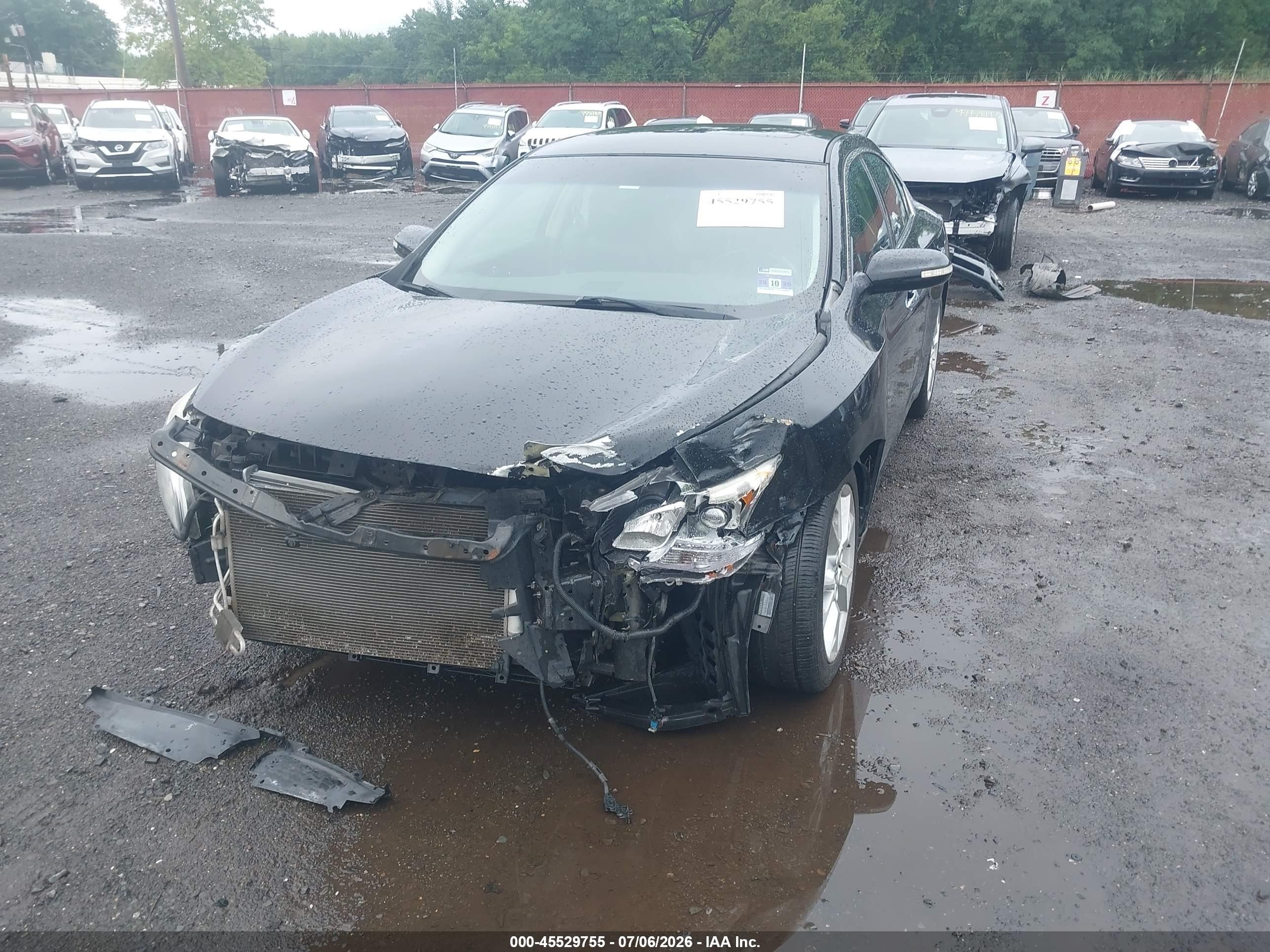 2012 Nissan Maxima 3.5 Sv Black vin: 1N4AA5AP8CC806395