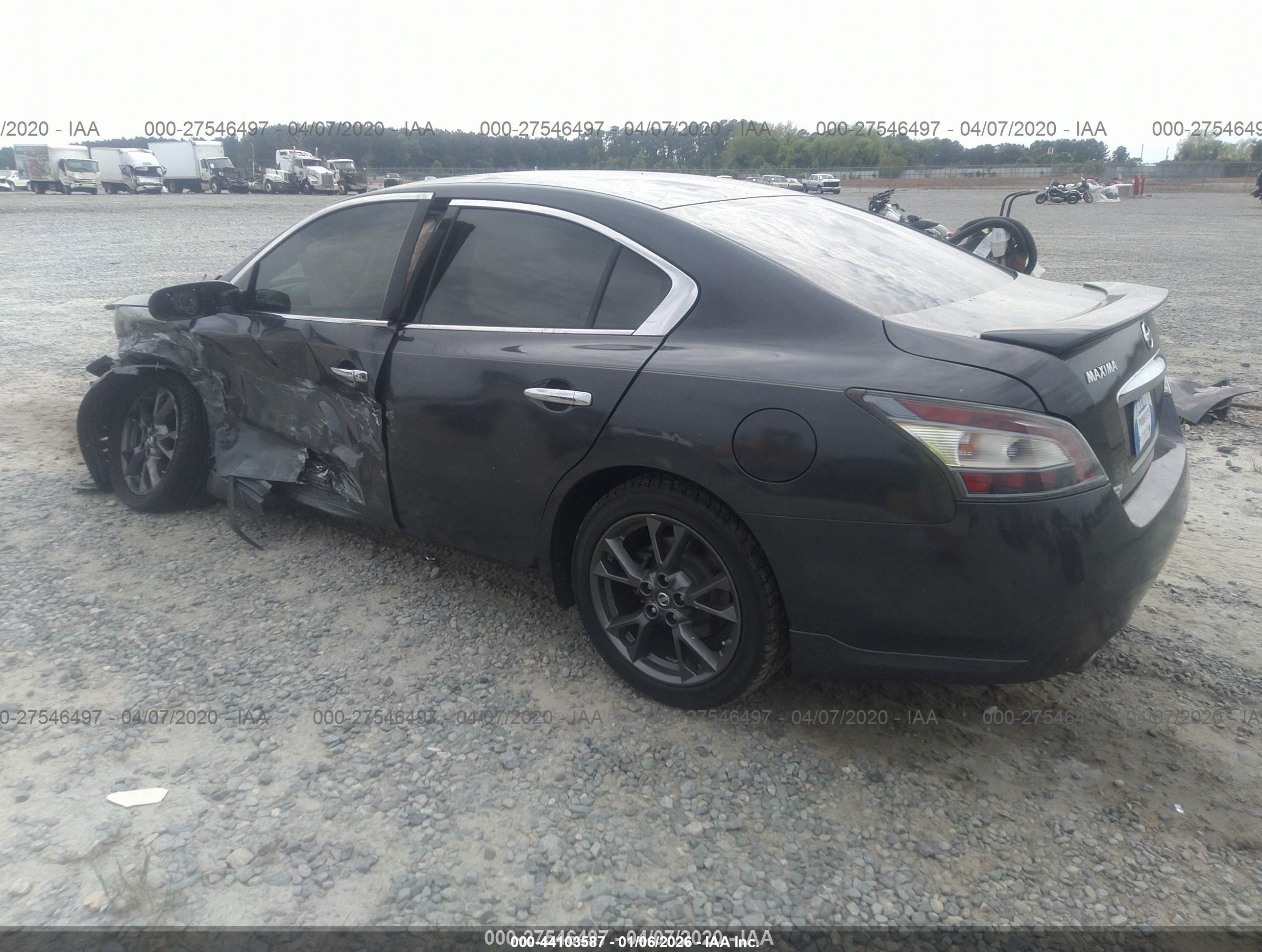 2012 Nissan Maxima 3.5 S Gray vin: 1N4AA5AP8CC813606