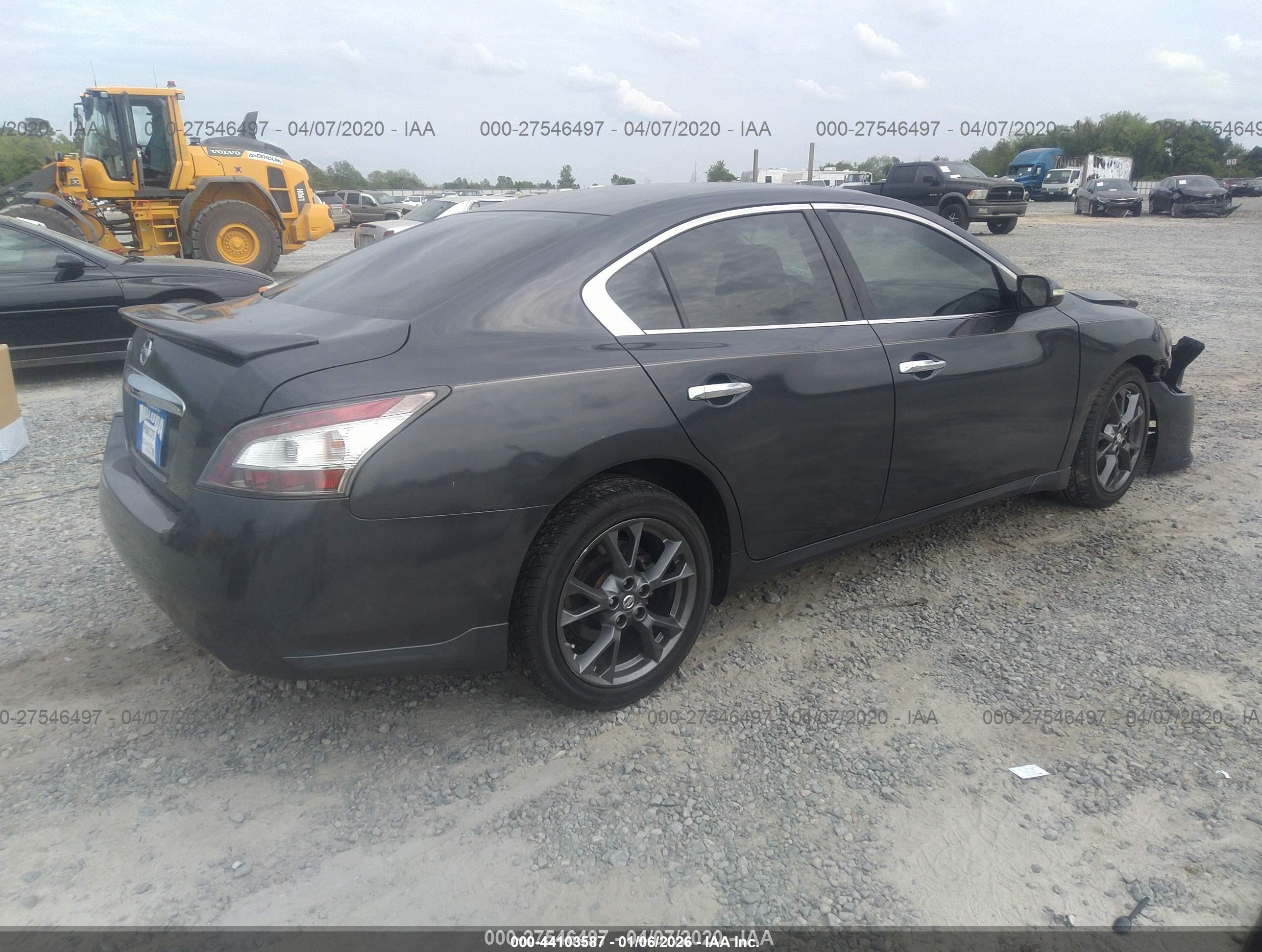 2012 Nissan Maxima 3.5 S Gray vin: 1N4AA5AP8CC813606