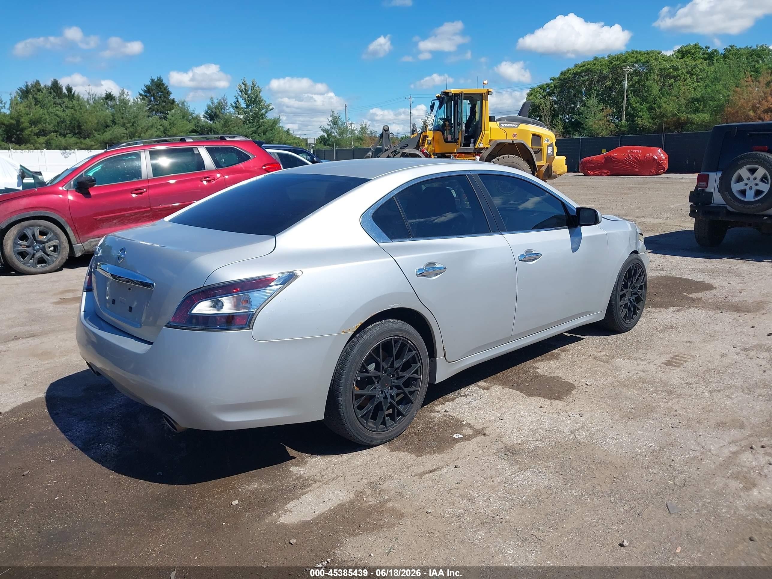 2012 Nissan Maxima 3.5 S Silver vin: 1N4AA5AP8CC814660