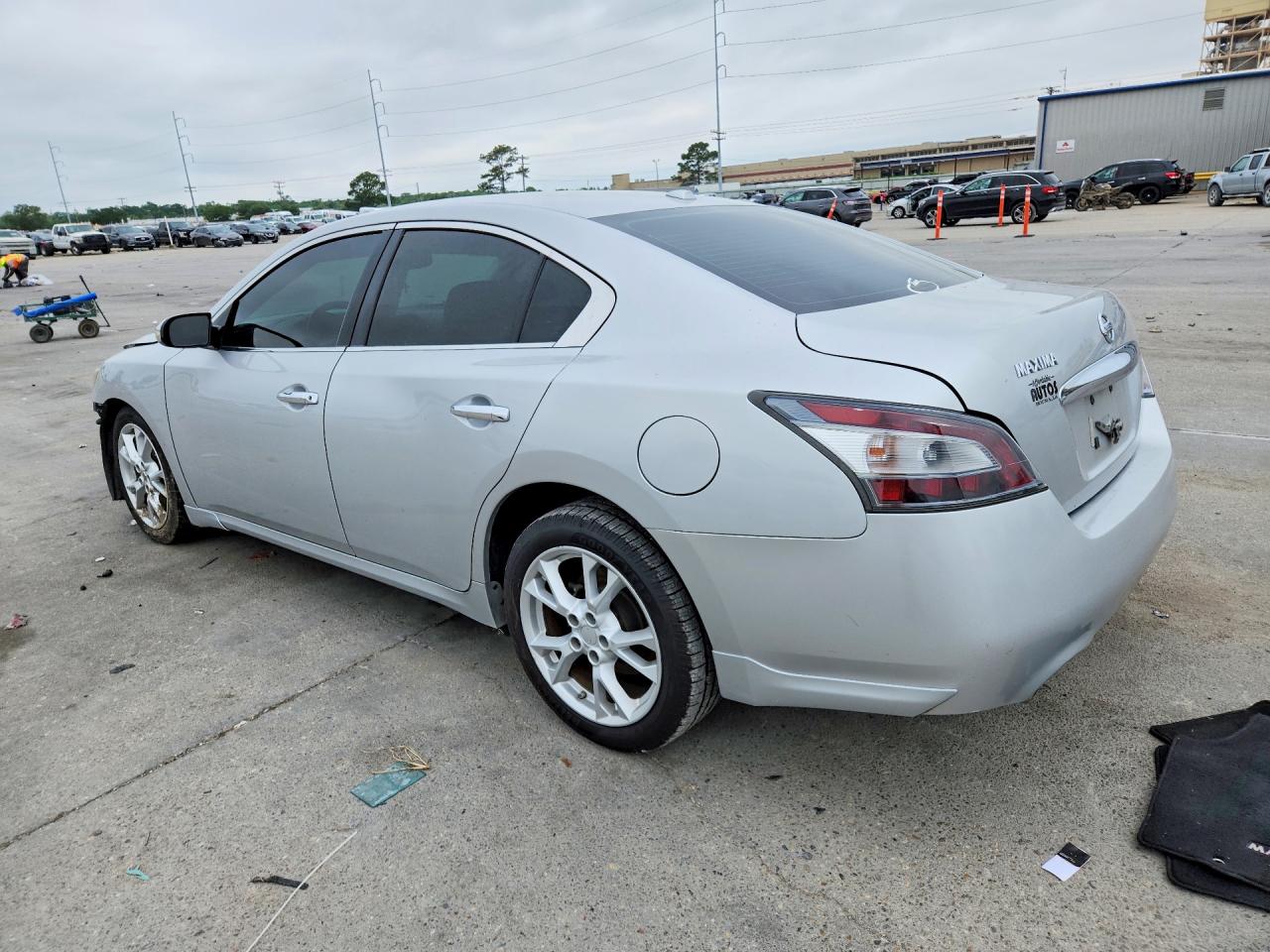 2012 Nissan Maxima Silver vin: 1N4AA5AP8CC817879