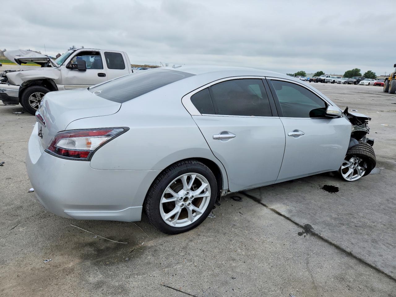 2012 Nissan Maxima Silver vin: 1N4AA5AP8CC817879