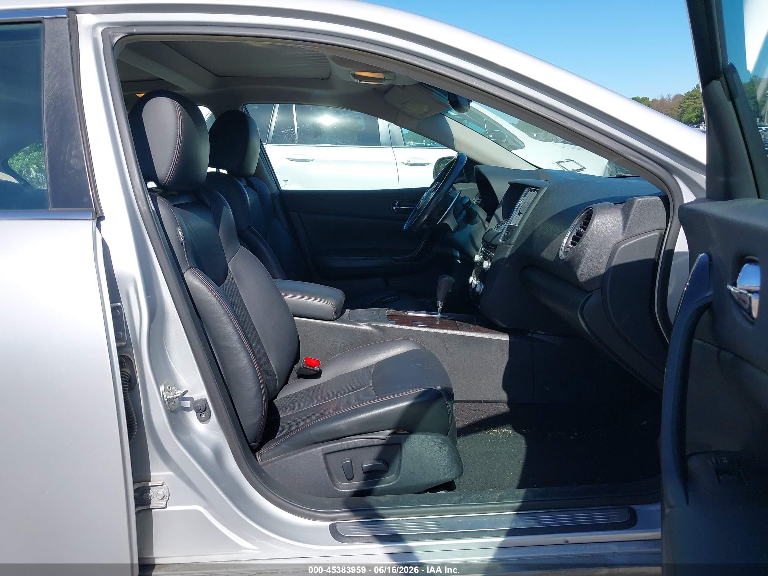 2012 Nissan Maxima 3.5 Sv Silver vin: 1N4AA5AP8CC818997