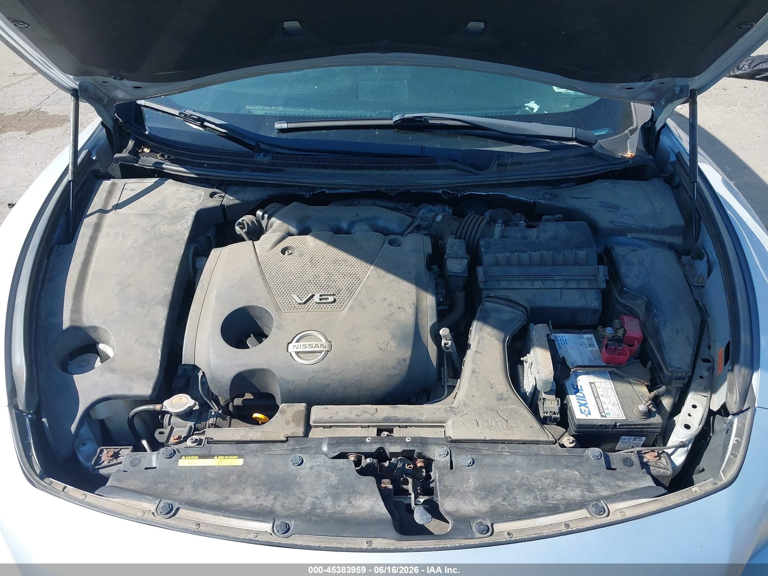 2012 Nissan Maxima 3.5 Sv Silver vin: 1N4AA5AP8CC818997
