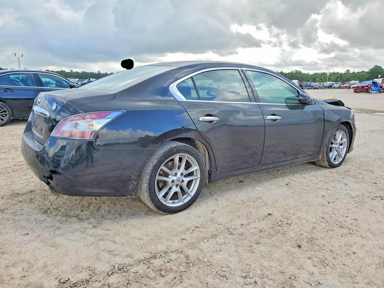 2012 Nissan Maxima 3.5 S Black vin: 1N4AA5AP8CC824492