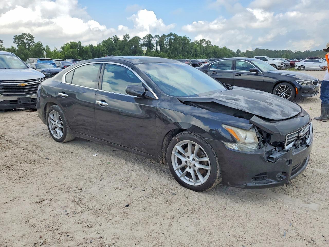 2012 Nissan Maxima 3.5 S Black vin: 1N4AA5AP8CC824492