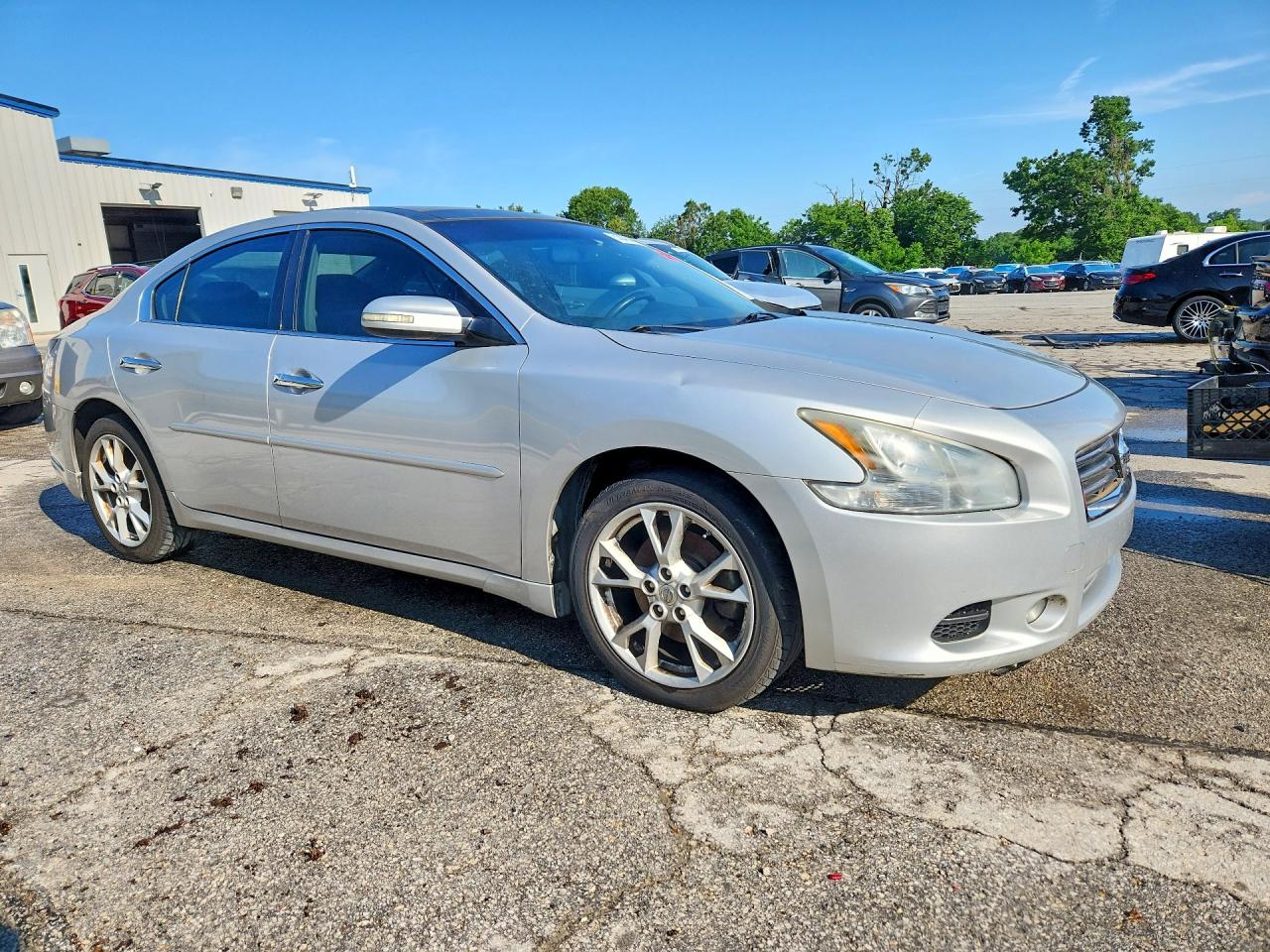 2012 Nissan Maxima 3.5 S Silver vin: 1N4AA5AP8CC832169