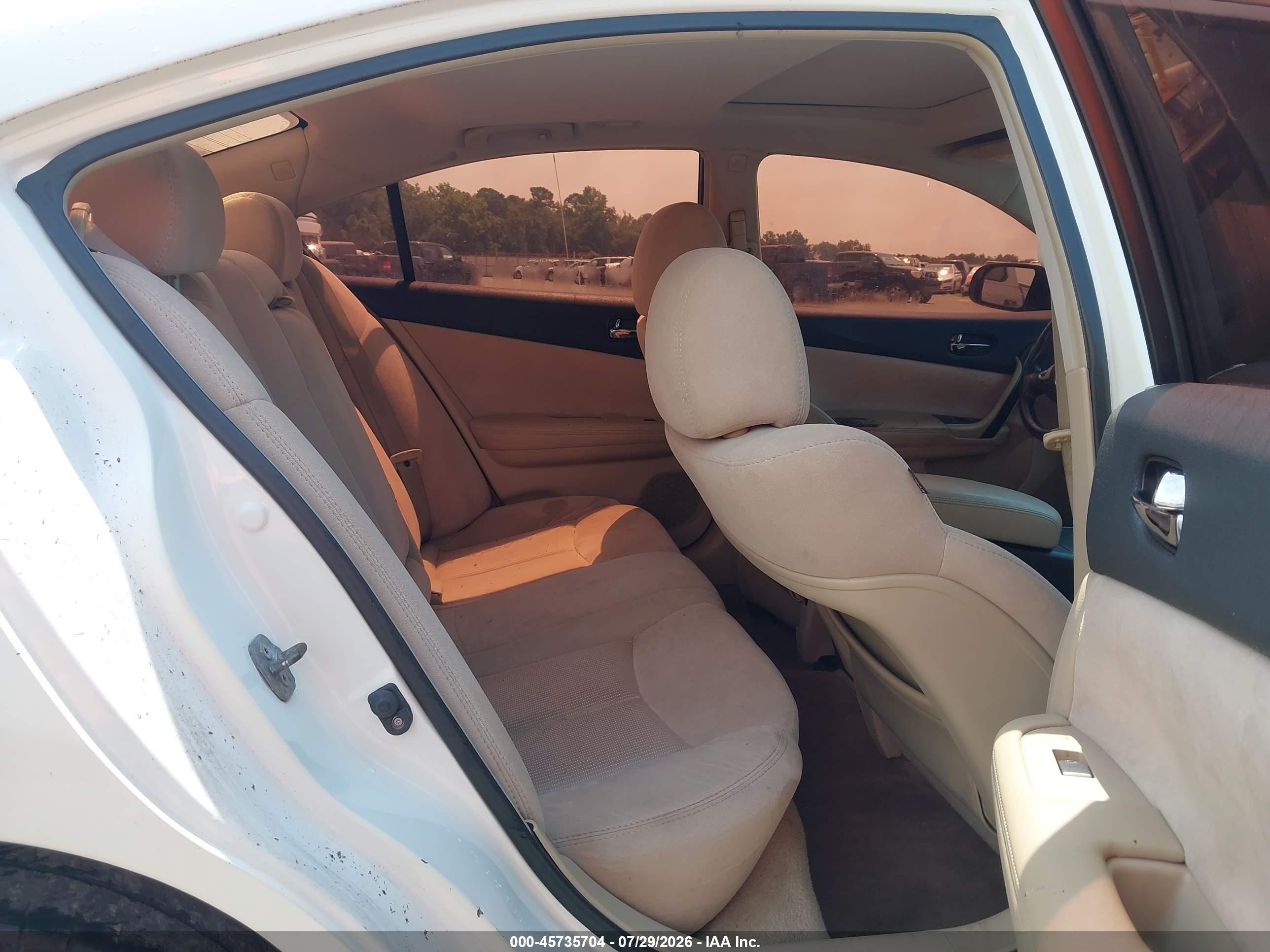 2012 Nissan Maxima 3.5 S White vin: 1N4AA5AP8CC835010