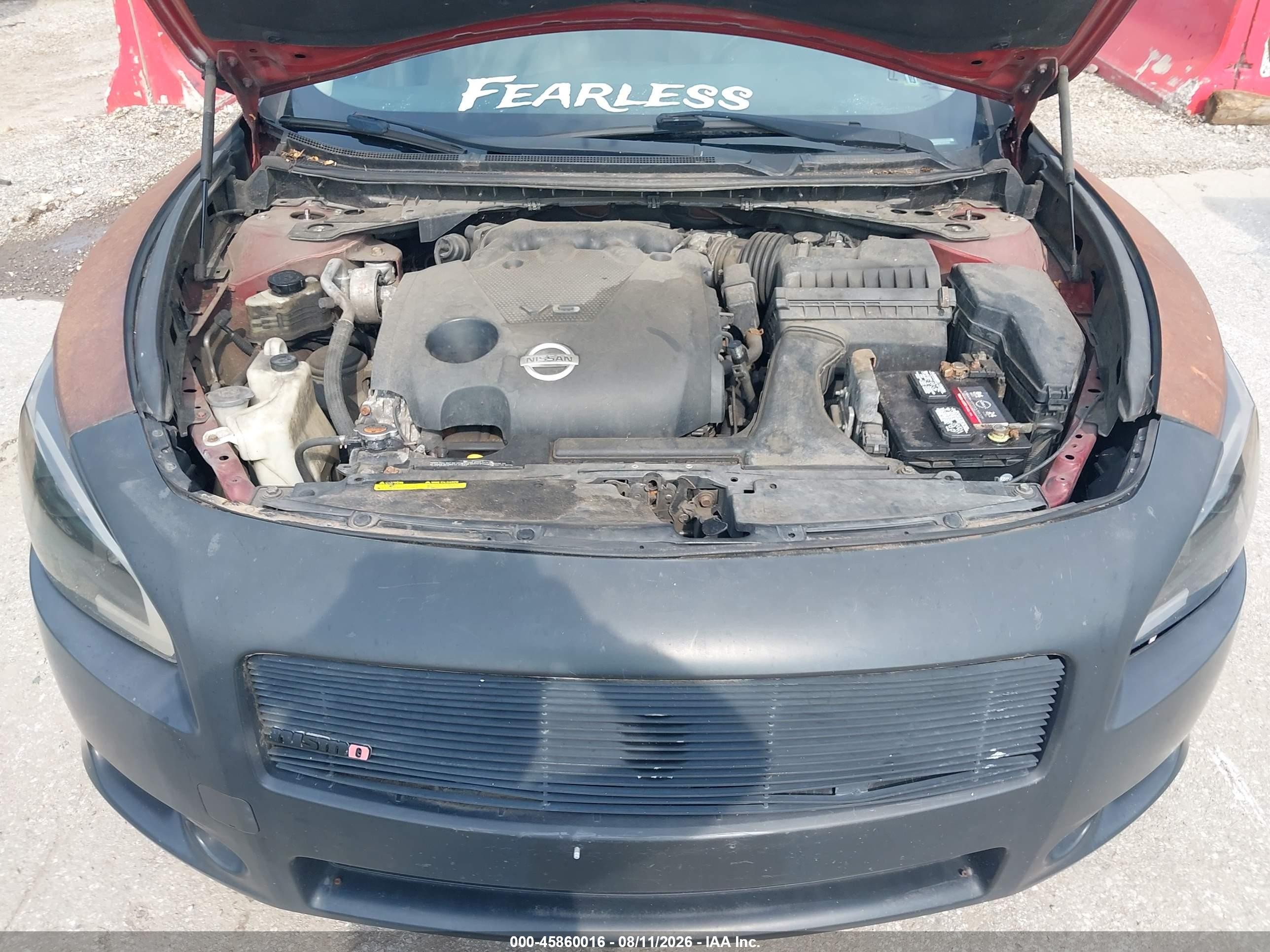 2012 Nissan Maxima 3.5 Sv Бордовый vin: 1N4AA5AP8CC837629