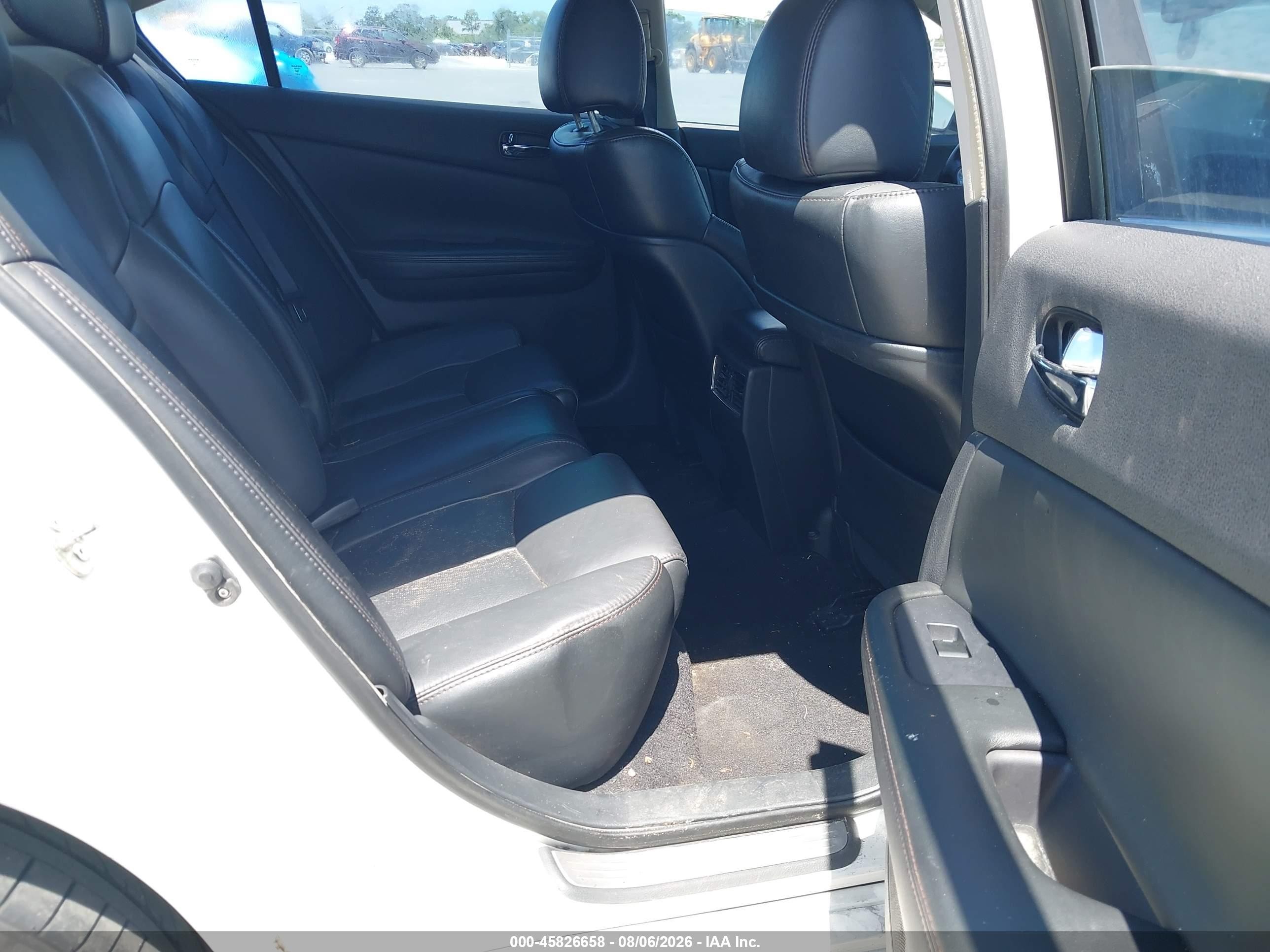 2012 Nissan Maxima 3.5 Sv White vin: 1N4AA5AP8CC843303