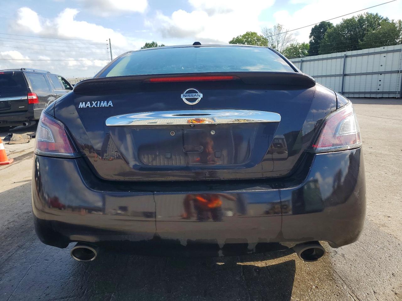 2012 Nissan Maxima 3.5 S Black vin: 1N4AA5AP8CC843754