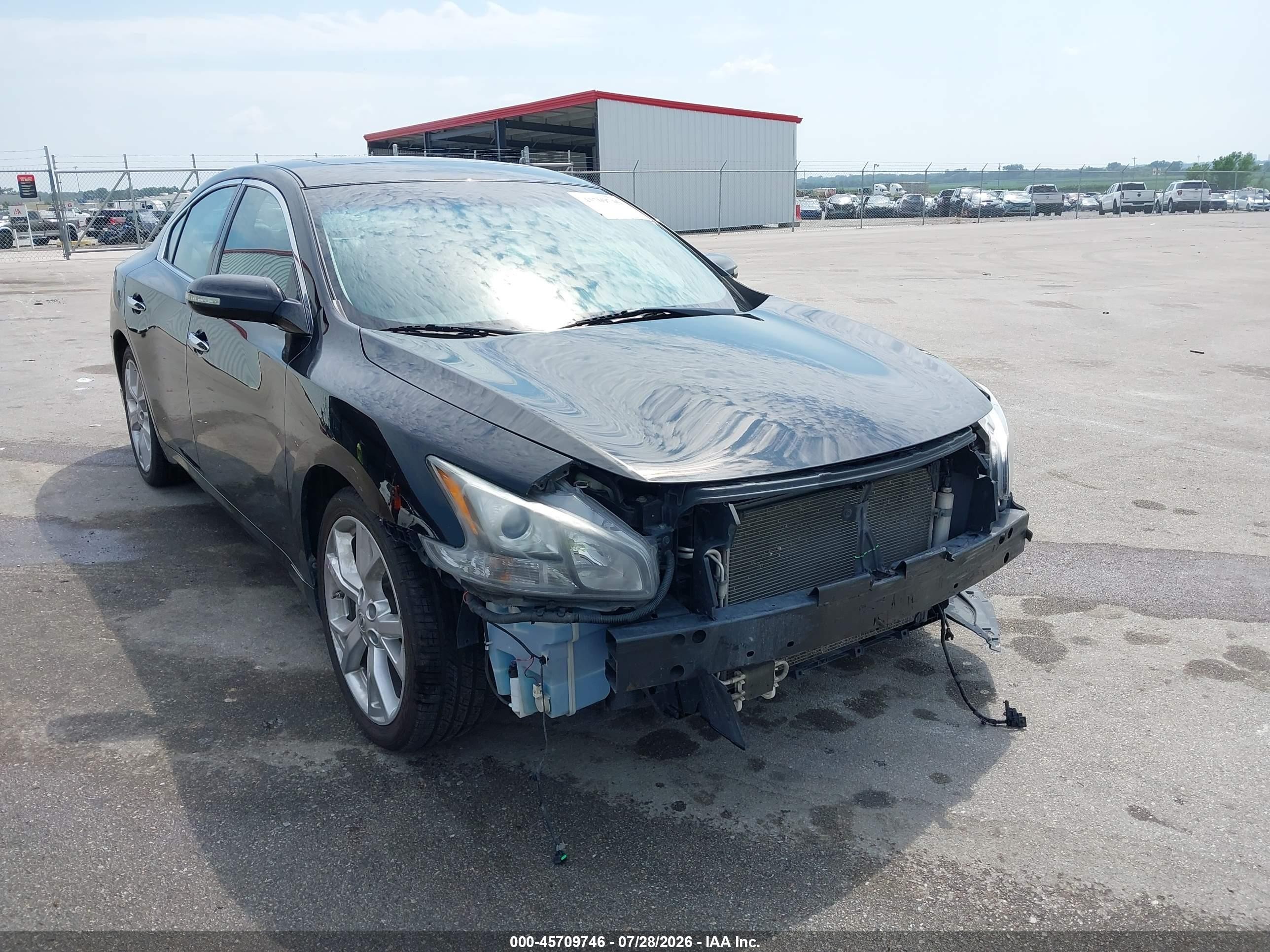 2012 Nissan Maxima 3.5 Sv Черный vin: 1N4AA5AP8CC850929