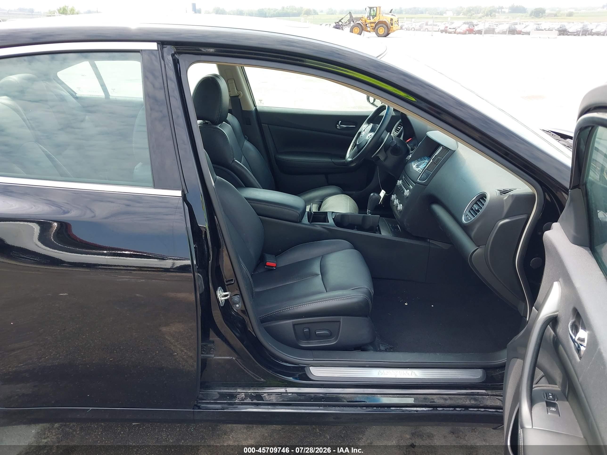 2012 Nissan Maxima 3.5 Sv Черный vin: 1N4AA5AP8CC850929