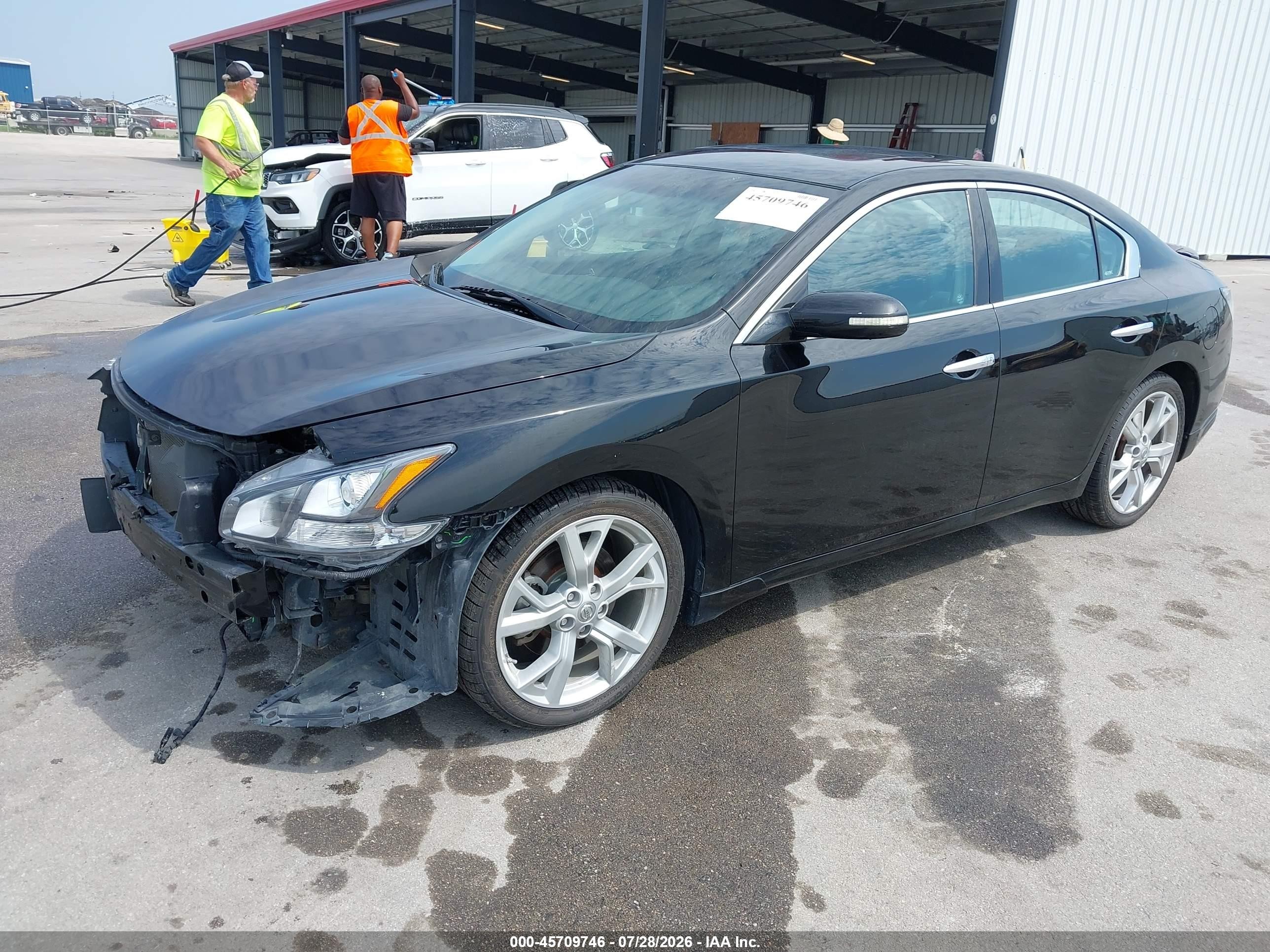 2012 Nissan Maxima 3.5 Sv Черный vin: 1N4AA5AP8CC850929