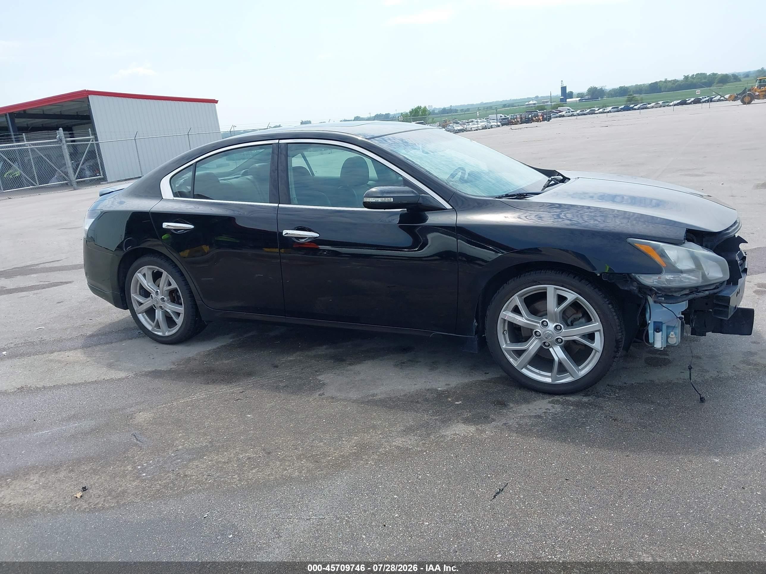2012 Nissan Maxima 3.5 Sv Черный vin: 1N4AA5AP8CC850929
