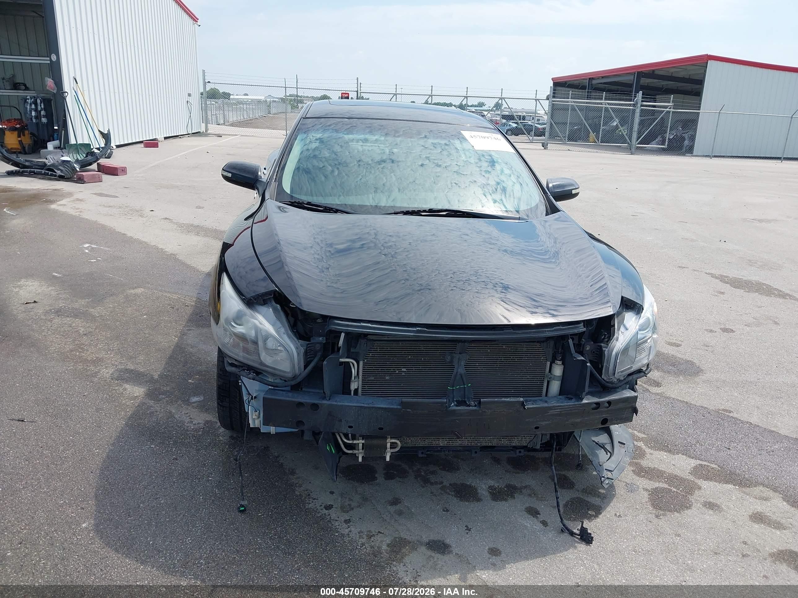 2012 Nissan Maxima 3.5 Sv Черный vin: 1N4AA5AP8CC850929