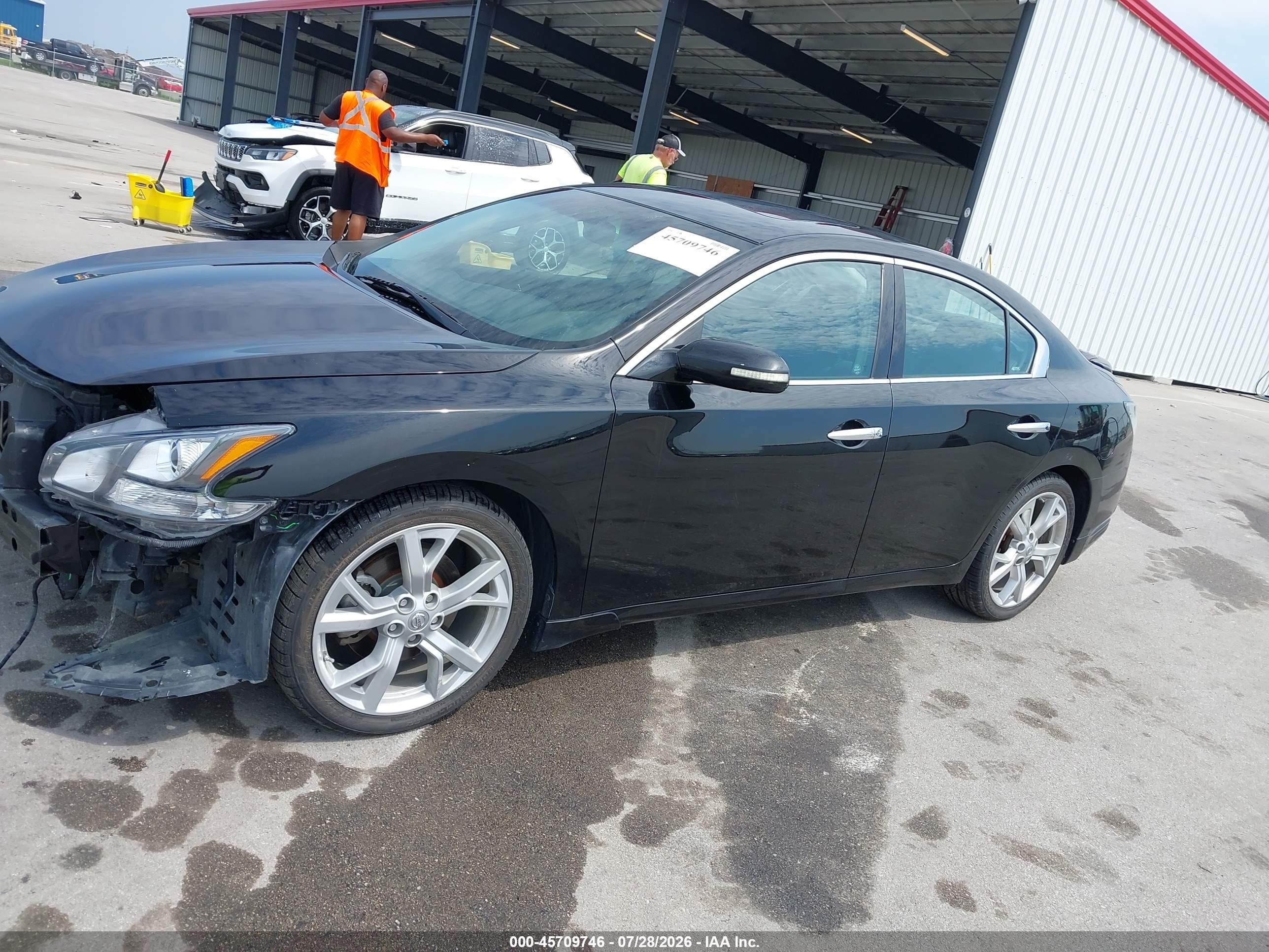 2012 Nissan Maxima 3.5 Sv Черный vin: 1N4AA5AP8CC850929