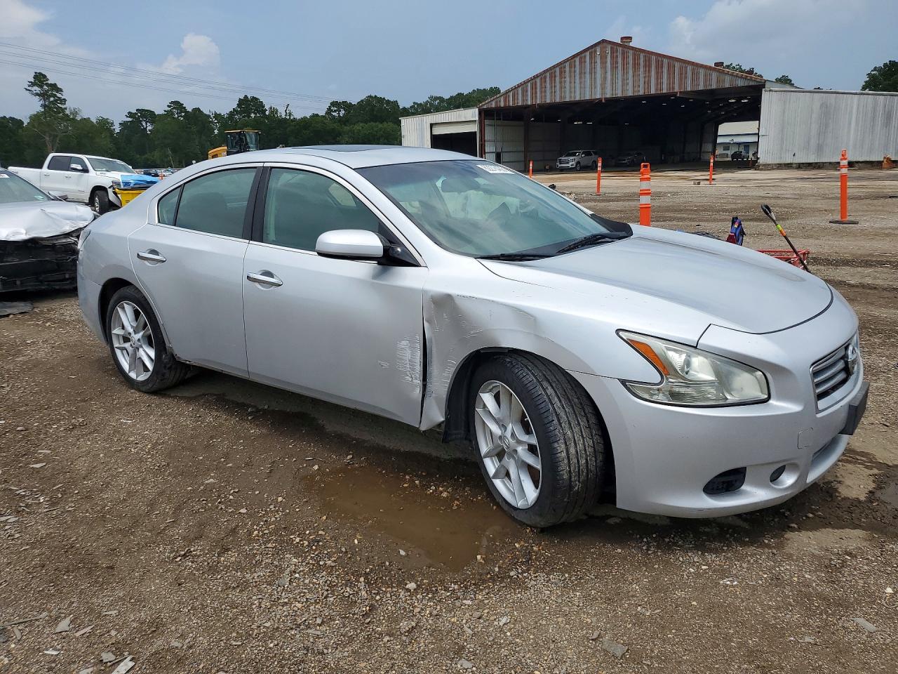 2012 Nissan Maxima 3.5 S Серебряный vin: 1N4AA5AP8CC860523