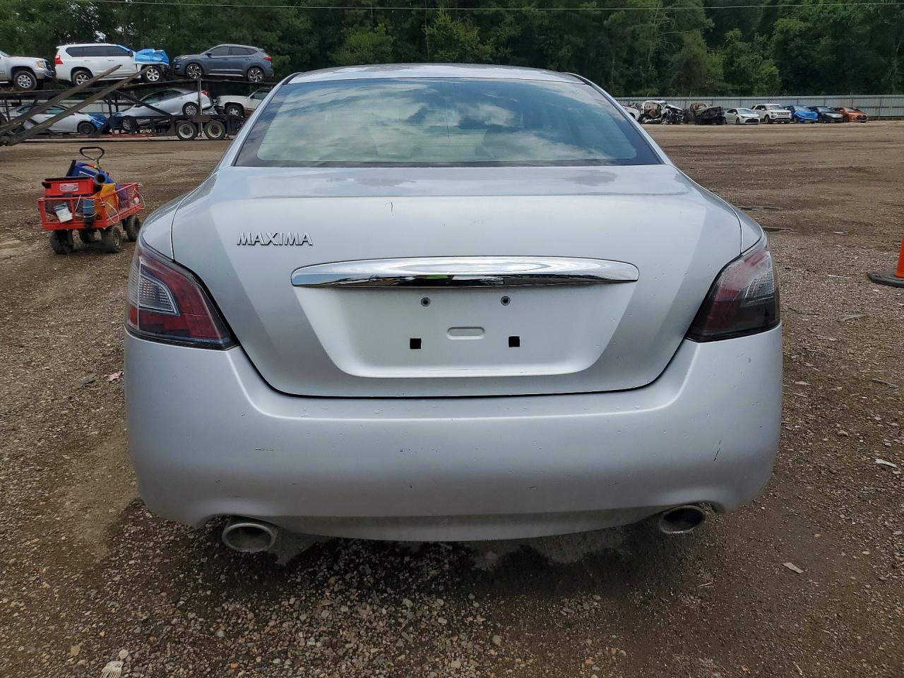 2012 Nissan Maxima 3.5 S Серебряный vin: 1N4AA5AP8CC860523