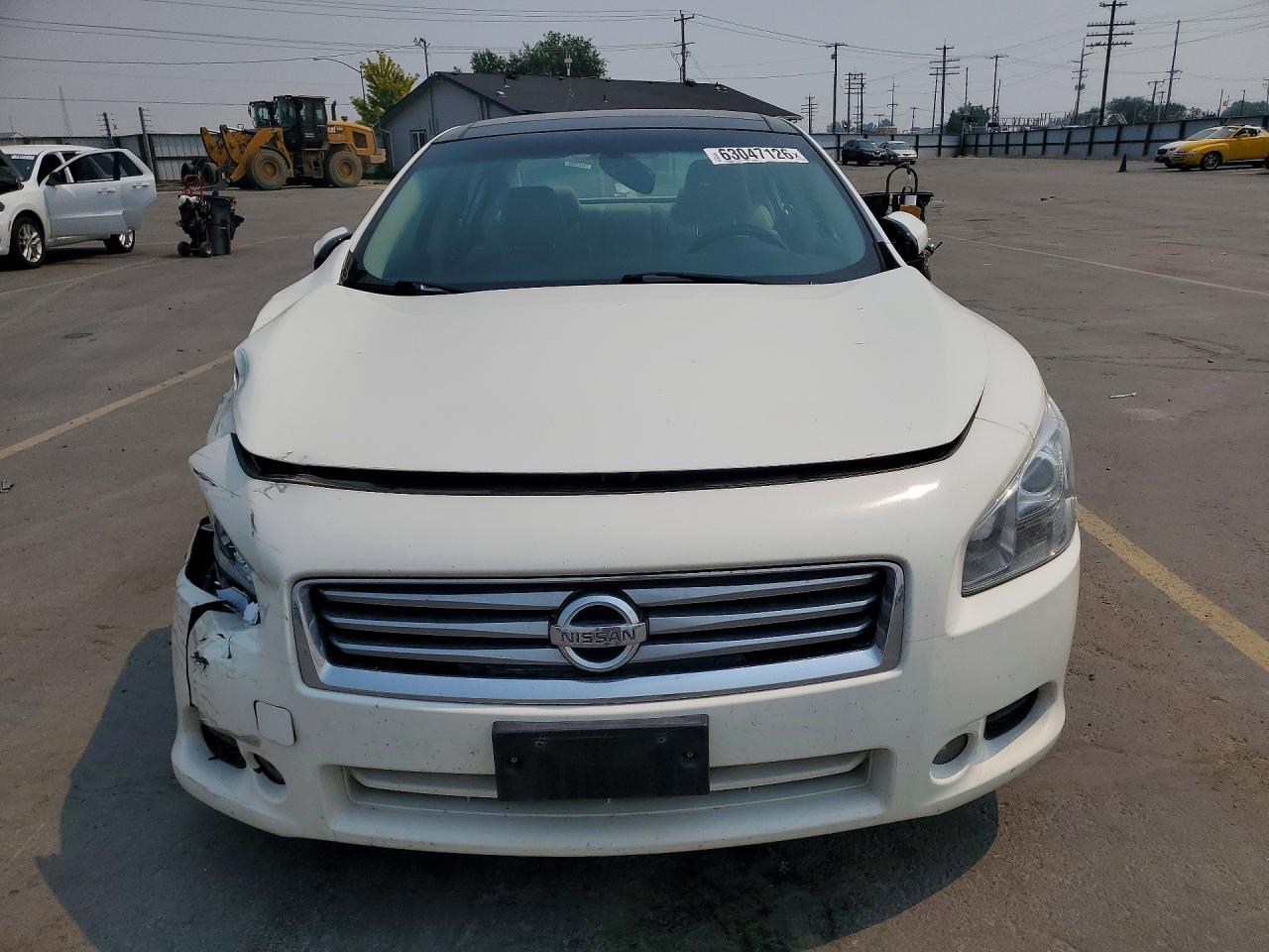 2012 Nissan Maxima 3.5 S White vin: 1N4AA5AP8CC861493