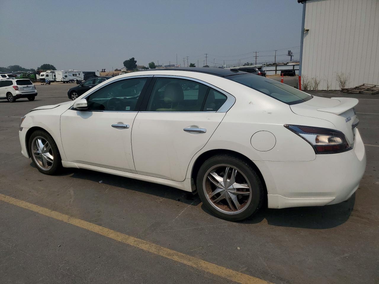 2012 Nissan Maxima 3.5 S White vin: 1N4AA5AP8CC861493