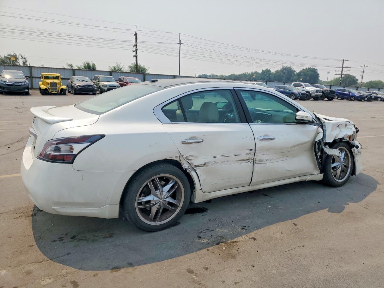 2012 Nissan Maxima 3.5 S White vin: 1N4AA5AP8CC861493