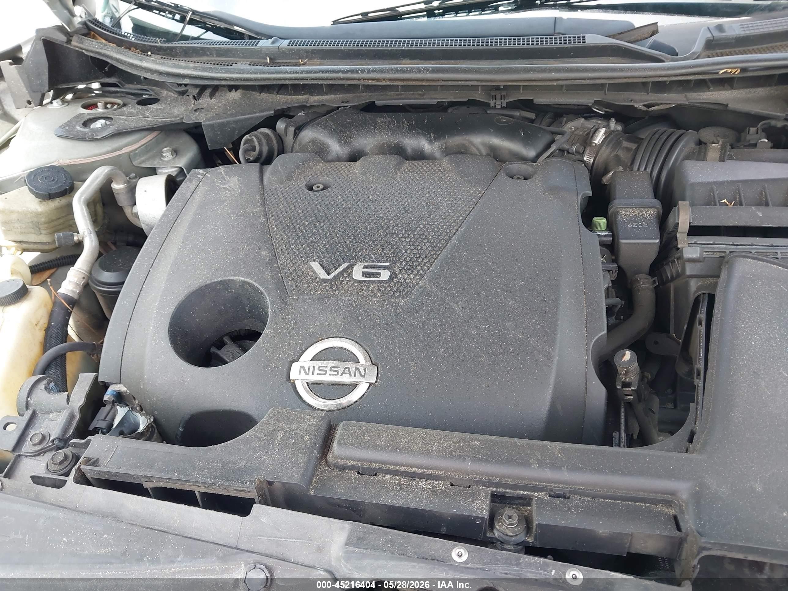 2012 Nissan Maxima 3.5 Sv Silver vin: 1N4AA5AP8CC864247