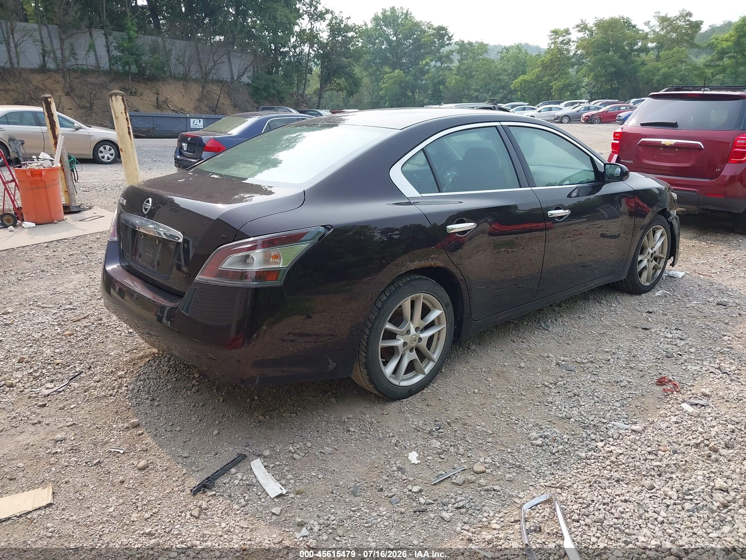 2013 Nissan Maxima 3.5 S Black vin: 1N4AA5AP8DC800582