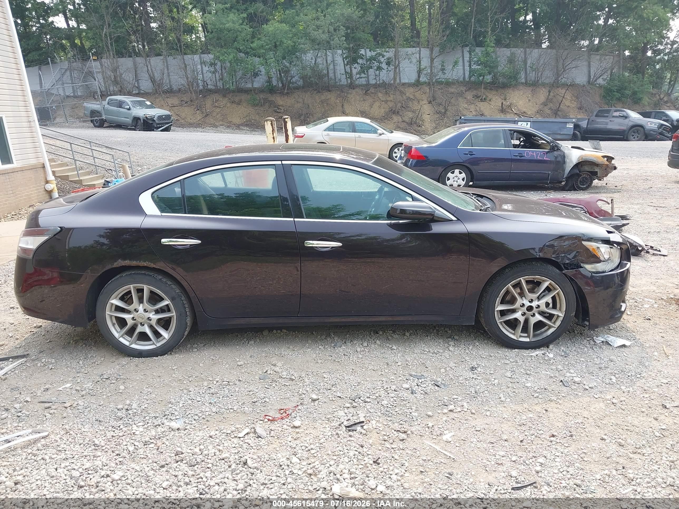 2013 Nissan Maxima 3.5 S Black vin: 1N4AA5AP8DC800582