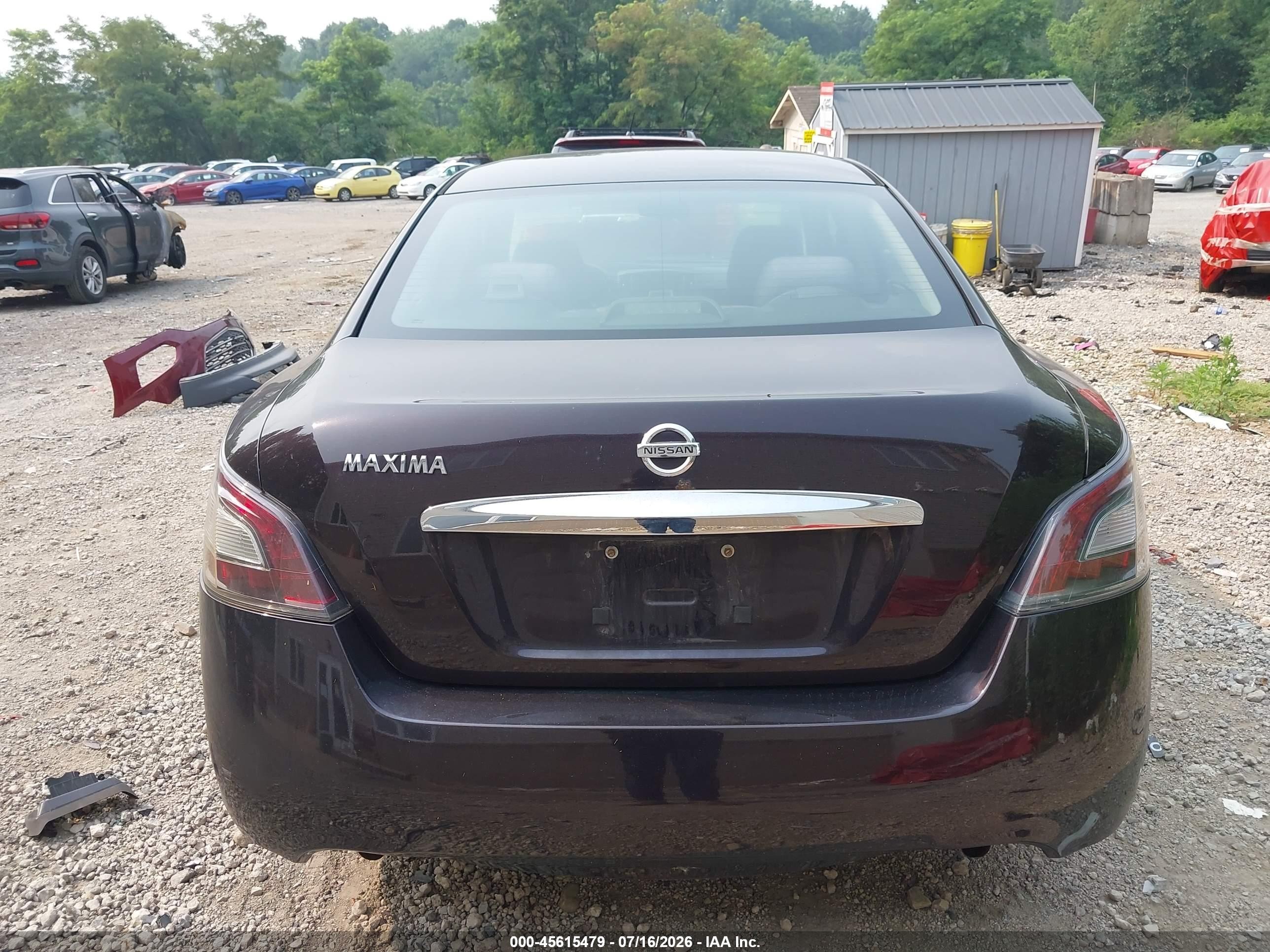 2013 Nissan Maxima 3.5 S Black vin: 1N4AA5AP8DC800582